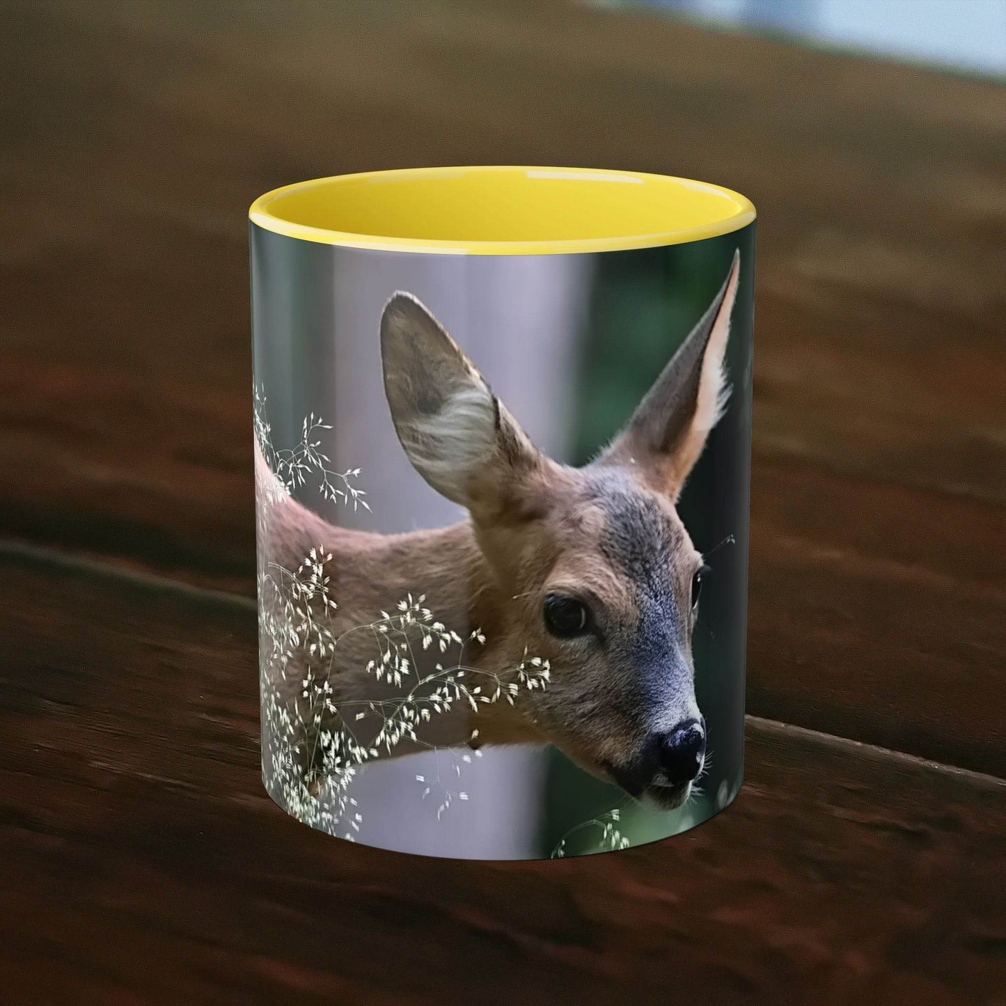 Mug Nature-Inspired Deer Print