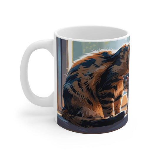 Mug - Cozy Cat Family Mug - A Pretty Print