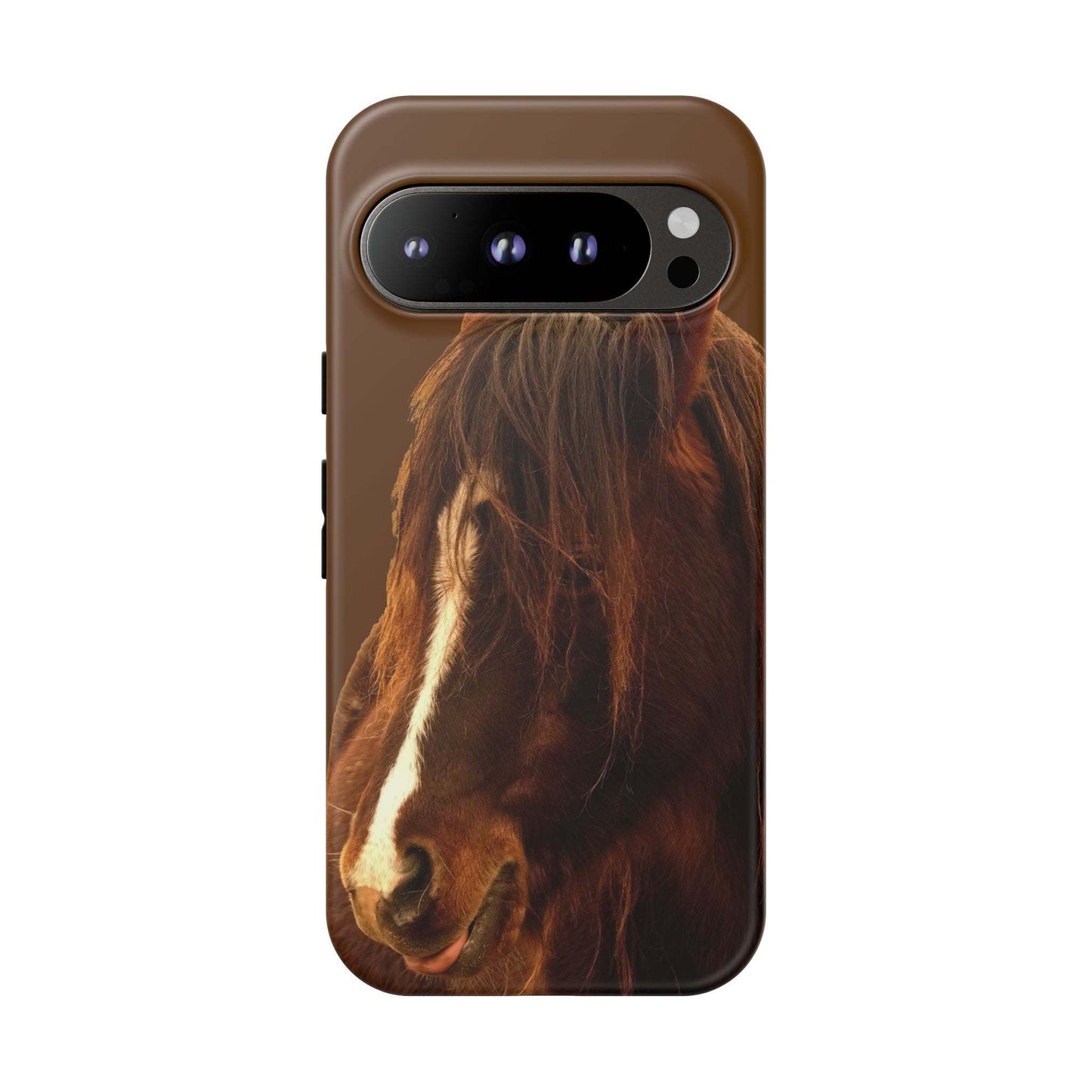 Phone case for horse lovers with a durable design and horse image.
