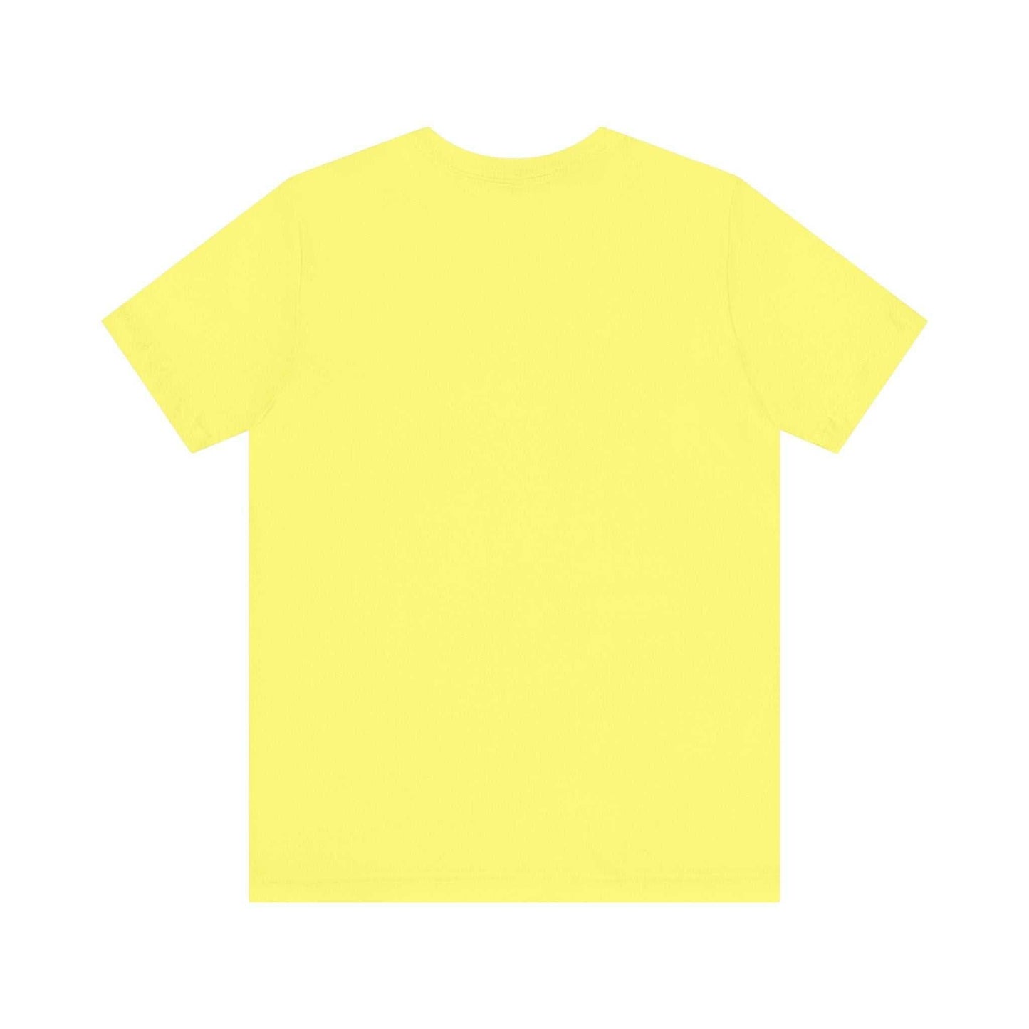 Unisex yellow tee with "I Be-Leaf In Nature" design, eco-friendly fashion.