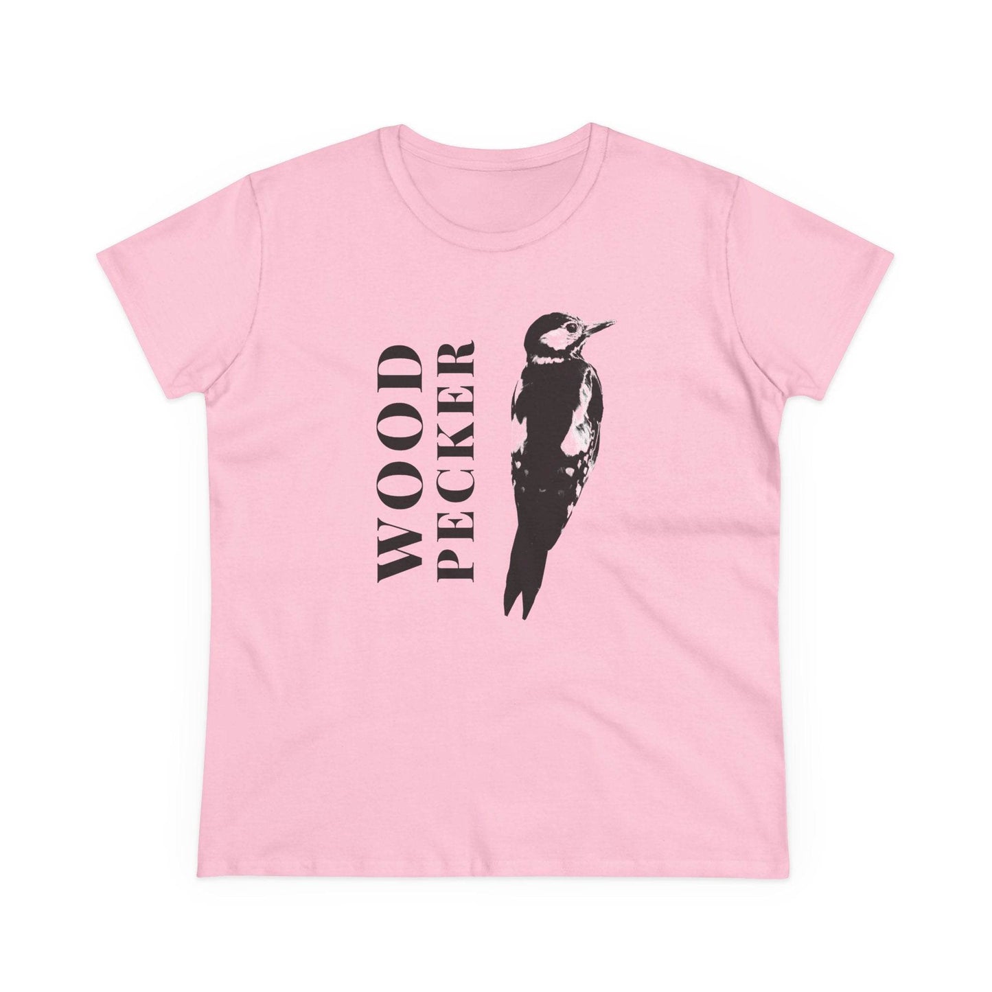 Woodpecker Graphic Tee, Nature Lover Shirt, Casual Women's Shirt, Birdwatching - A Pretty Print