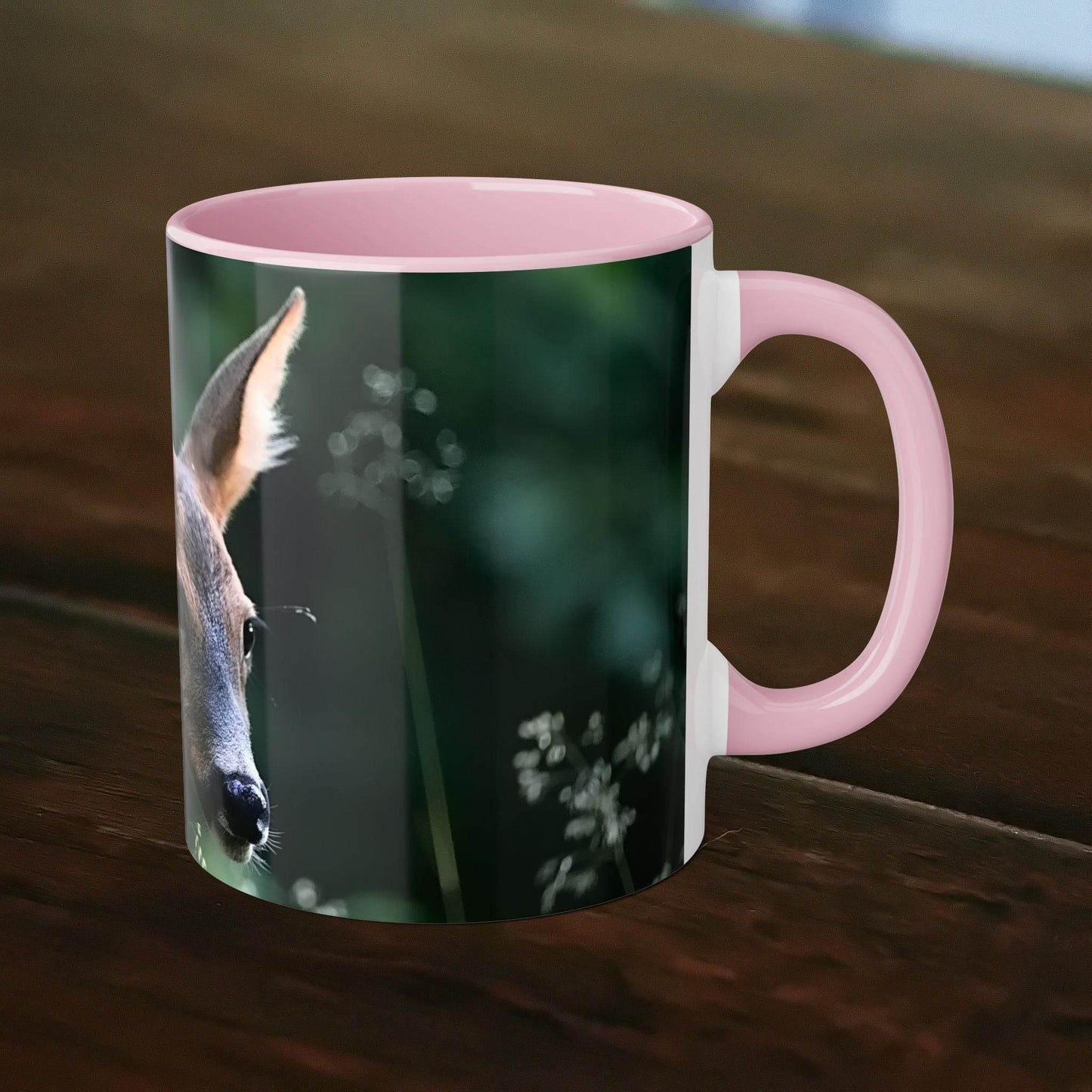 Mug Nature-Inspired Deer Print