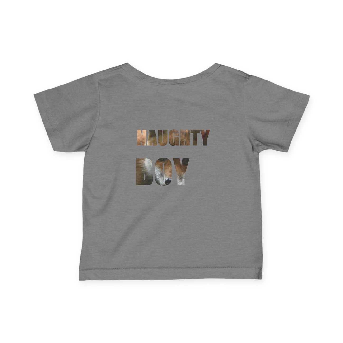 Fox Infant Tee, Cute Boy Naughty Boy Shirt, Playful Baby Top, Adorable Toddler T-Shirt, Special Occasion Outfit, Baby Shower Gift, Birthday
