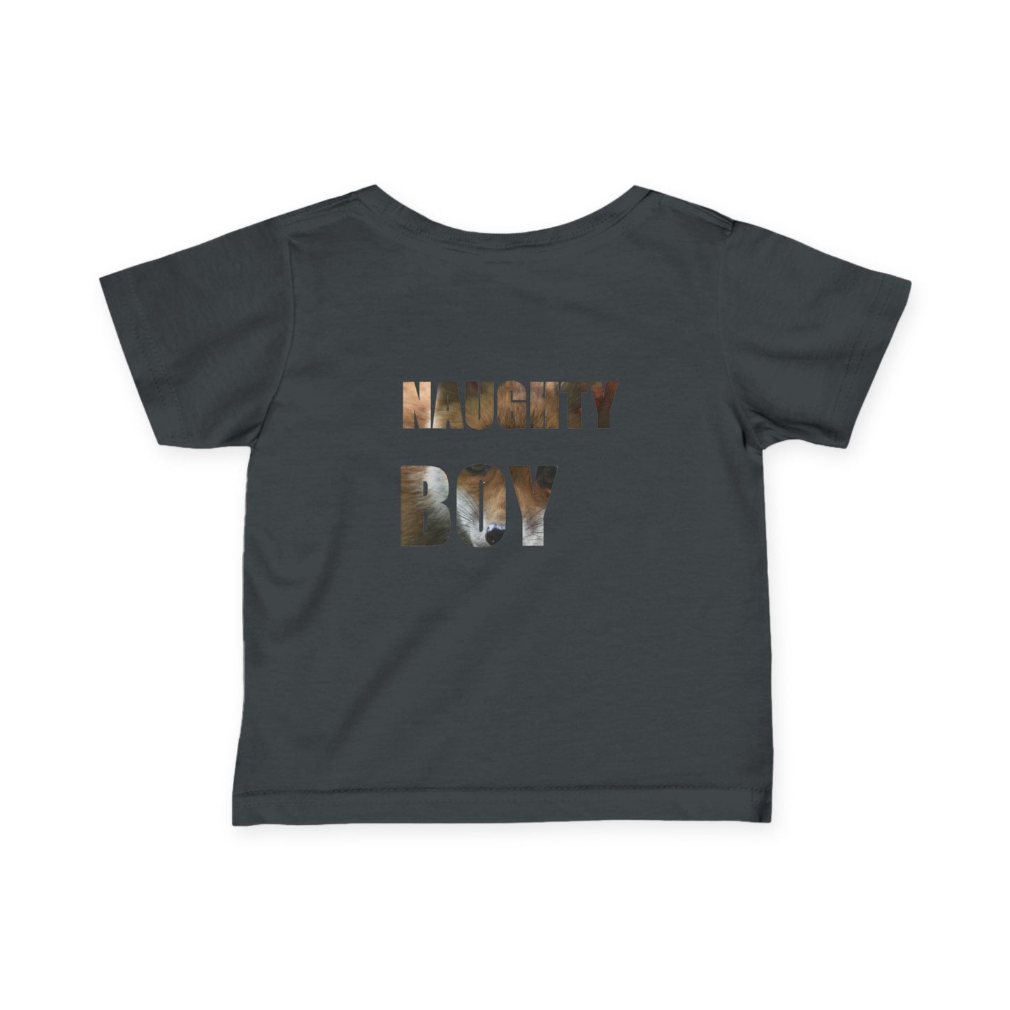 Fox Infant Tee, Cute Boy Naughty Boy Shirt, Playful Baby Top, Adorable Toddler T-Shirt, Special Occasion Outfit, Baby Shower Gift, Birthday