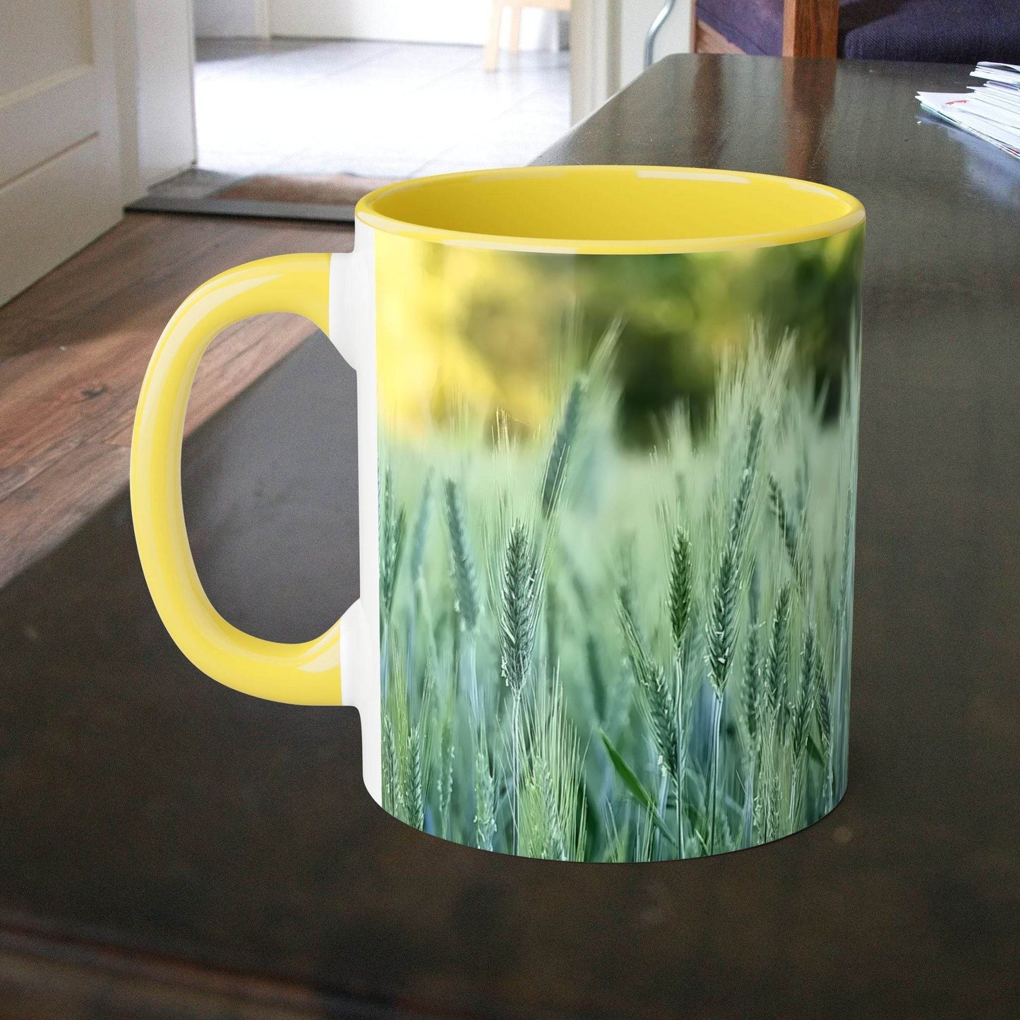 Mug - Wheat Field Design Coffee Mug