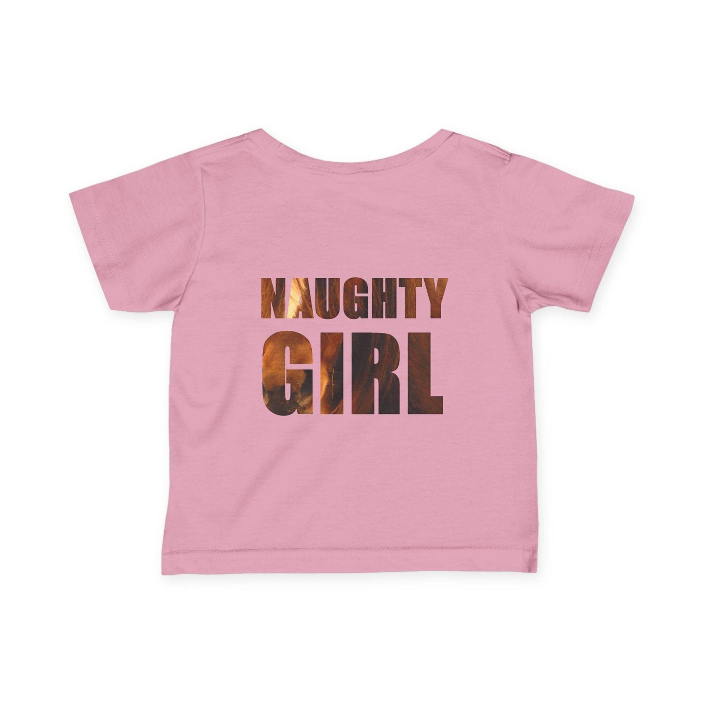 Infant Tee, Horse Photo, Cute Girl, Naughty Girl, Baby Shirt, Animal Lover Gift - A Pretty Print