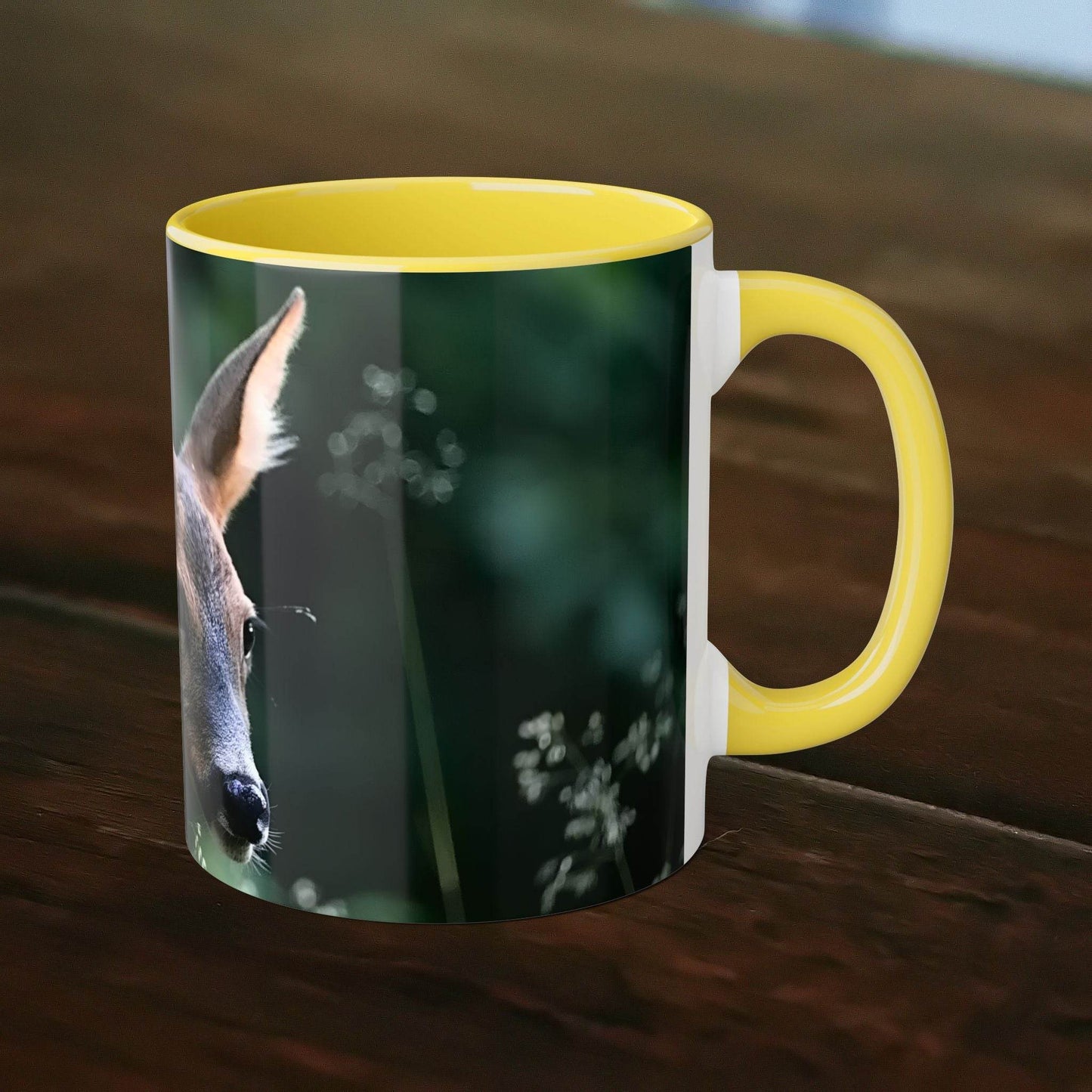 Mug Nature-Inspired Deer Print