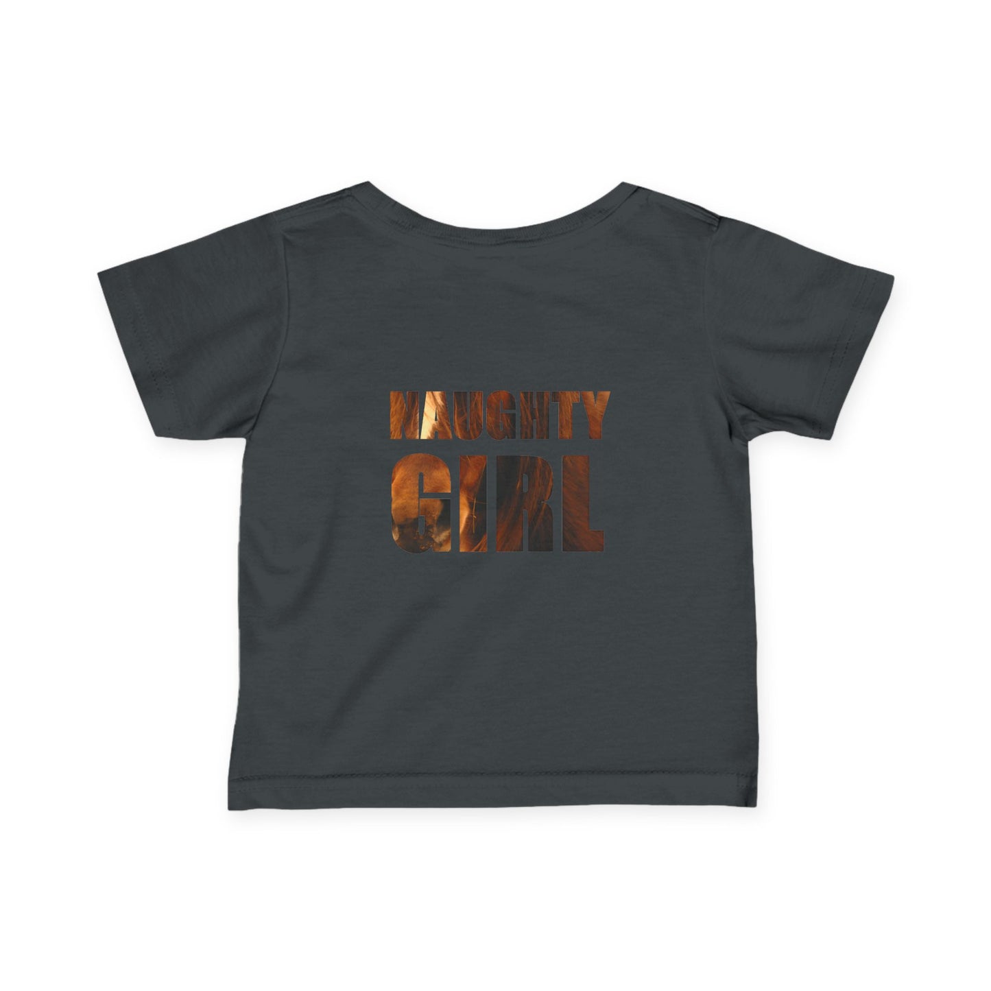 Peuter T-shirt Cute Girl Naughty Girl, baby T-shirt, baby shirt, kindertop, grappige peuterkleding met tekstontwerp