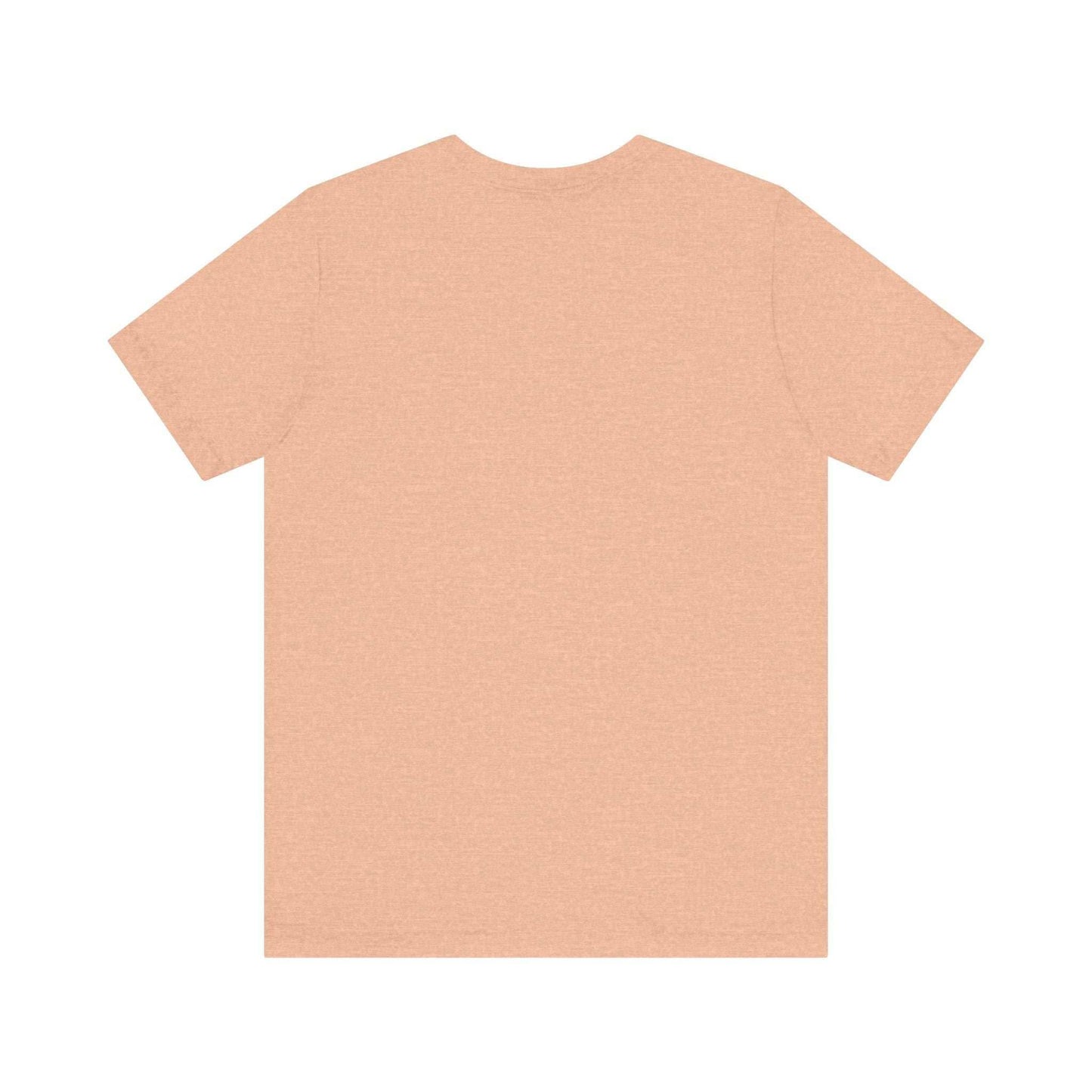 Nature-Inspired 'Be' Leaf Tee, unisex short sleeve, eco-friendly fashion.