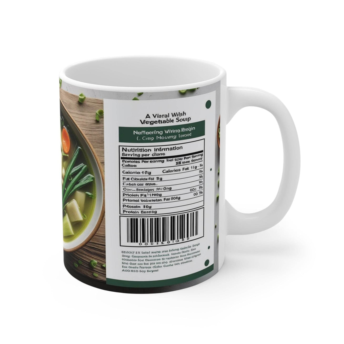 Mug Chinese Vegetable Soup Design - A Pretty Print