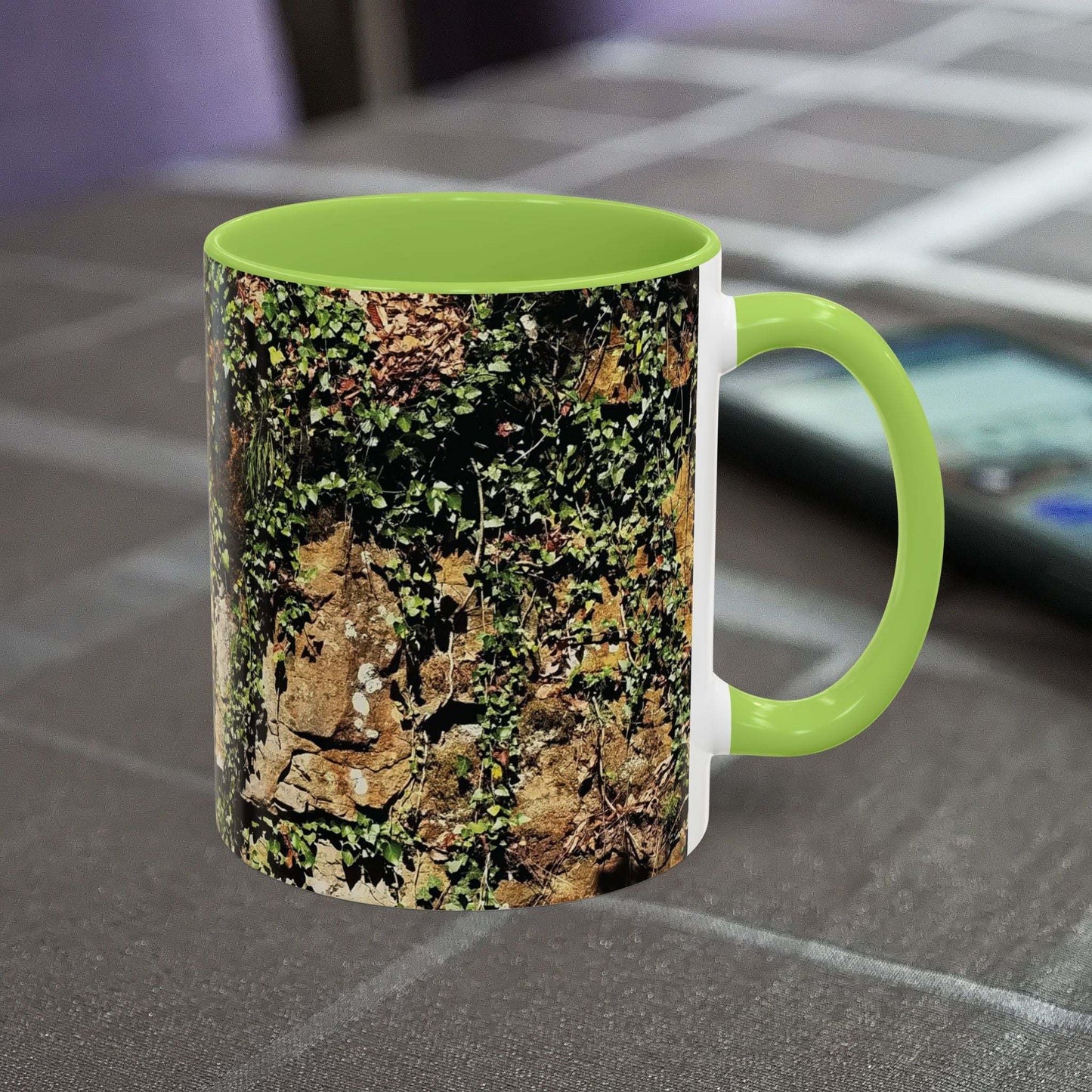 Overgrown Rocks Adventure Mug with Outdoor Design