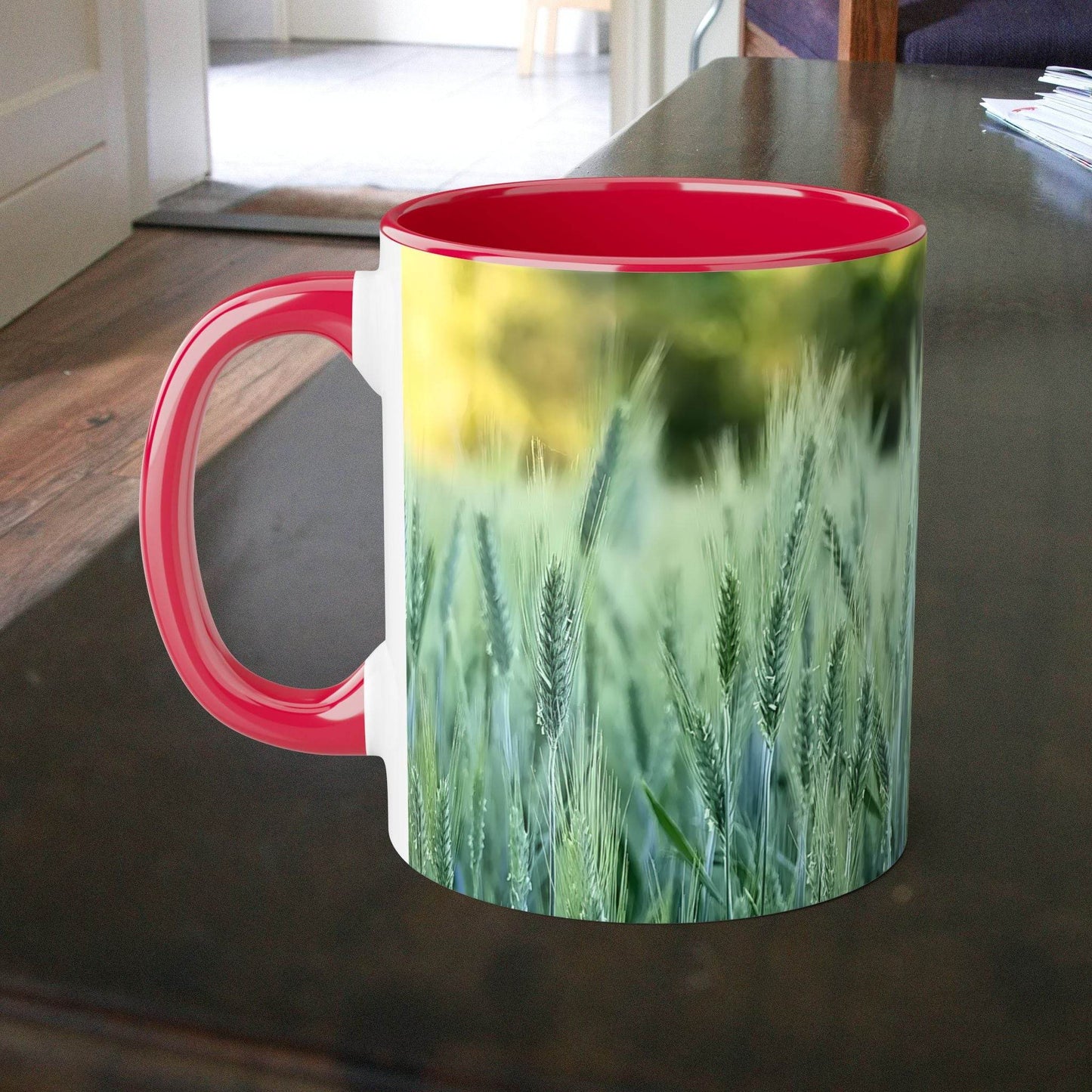 Mug - Wheat Field Design Coffee Mug