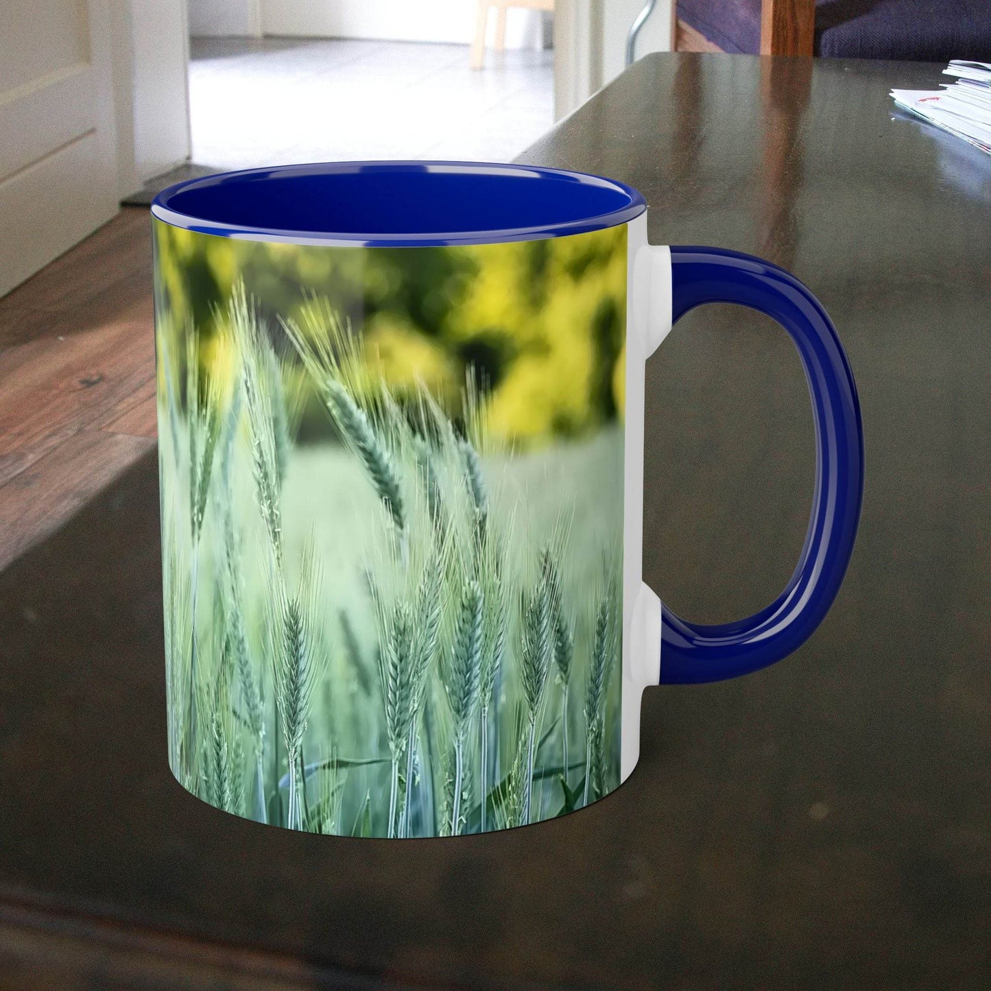 Mug - Wheat Field Design Coffee Mug