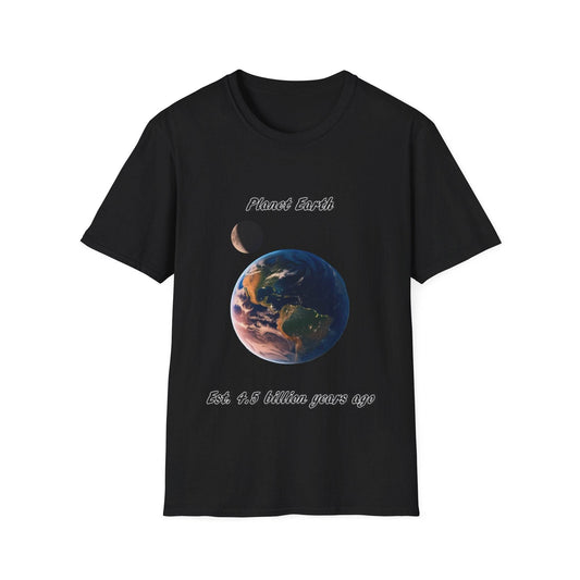 Planet Earth Graphic T-Shirt, Eco-Friendly Tee for Nature Lovers, Earth Day - A Pretty Print
