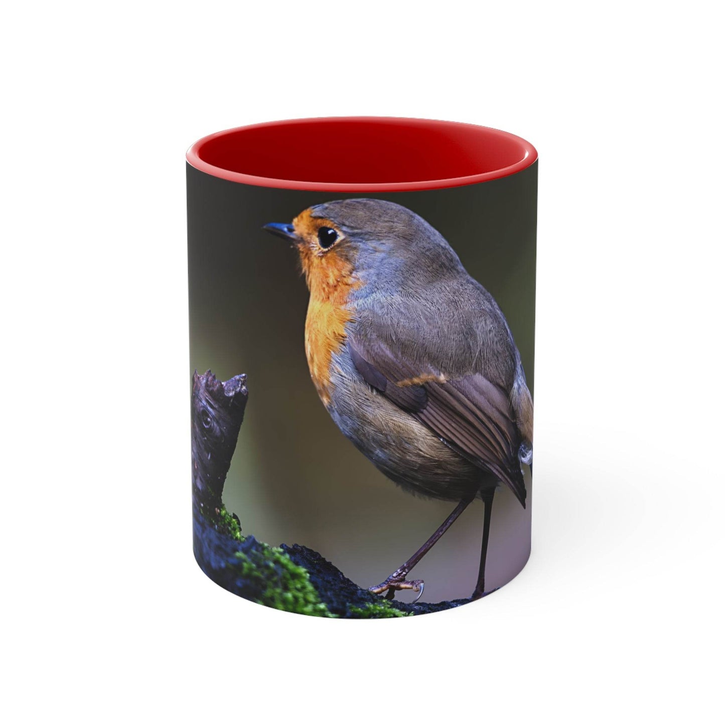 Mug - Robin Mug, White Ceramic