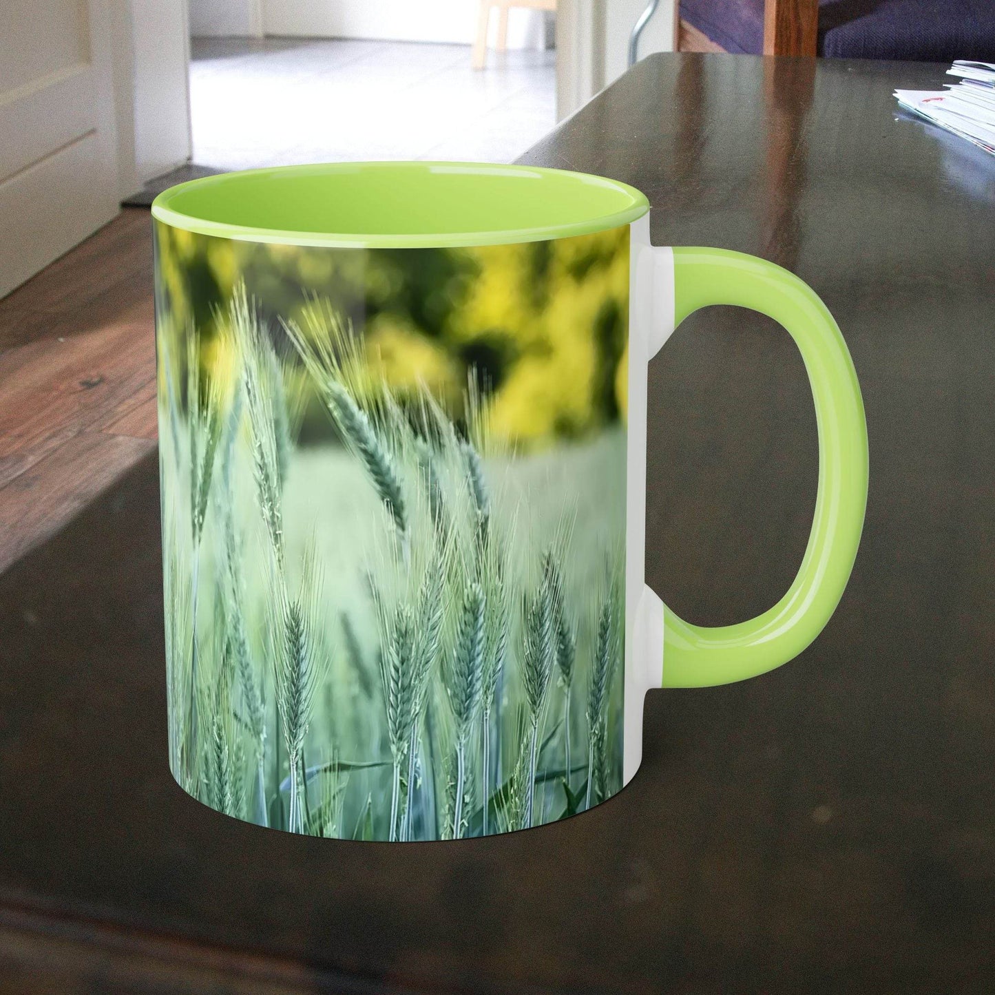 Mug - Wheat Field Design Coffee Mug