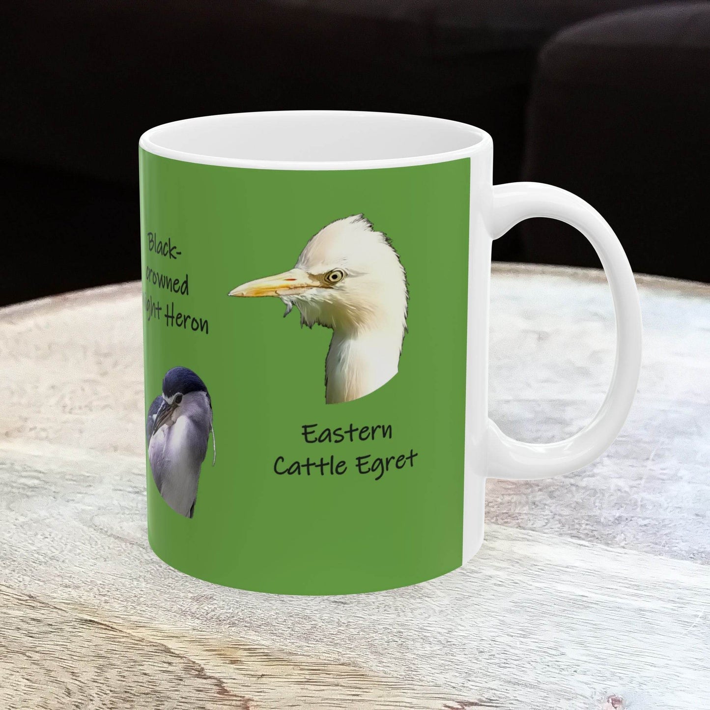 Mug - Heron Mug with Four Species of Herons Found in Taiwan - A Pretty Print