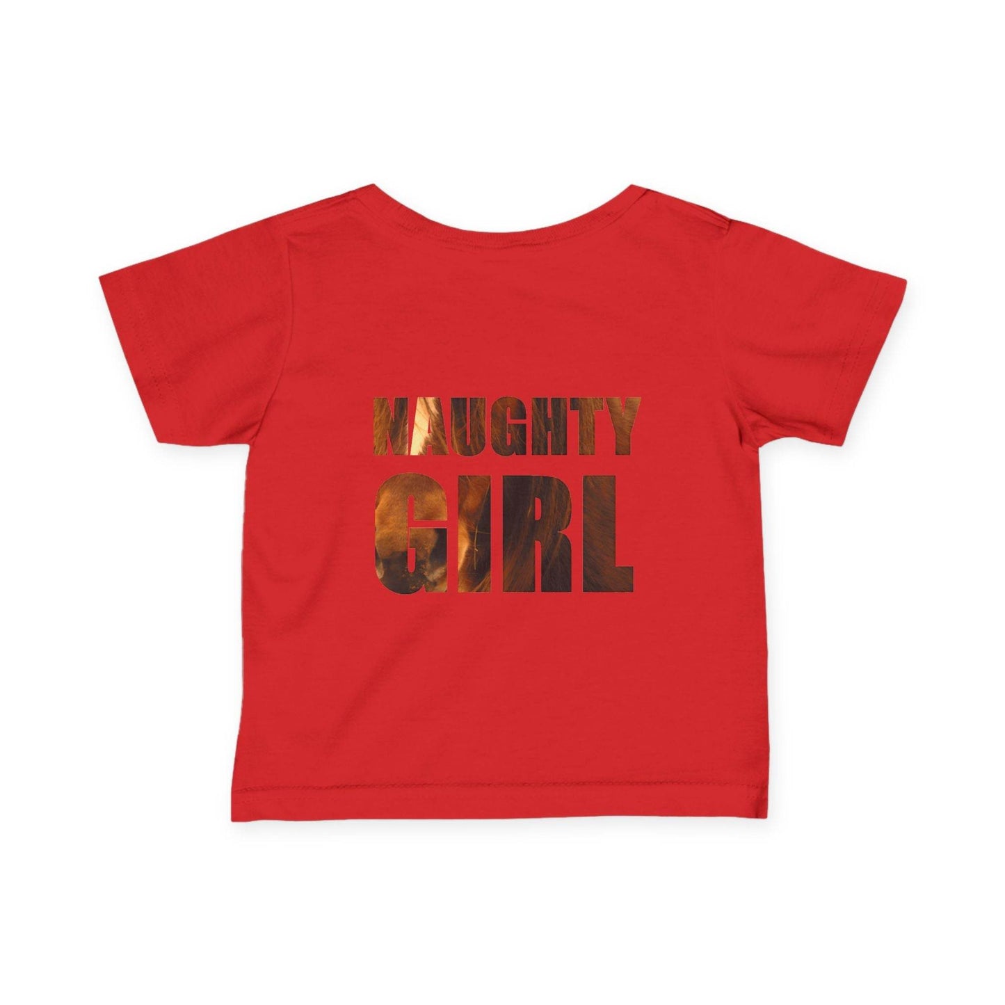 Infant Tee, Horse Photo, Cute Girl, Naughty Girl, Baby Shirt, Animal Lover Gift - A Pretty Print