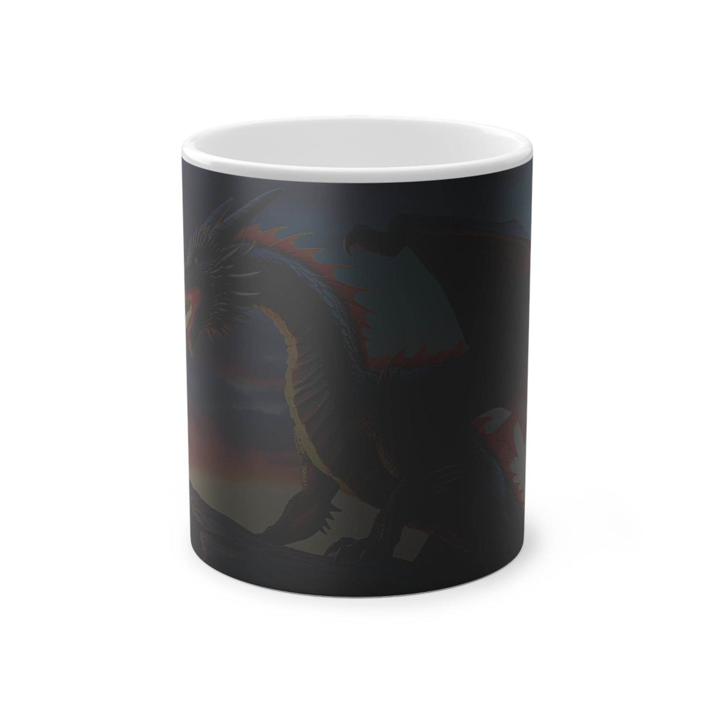 Fantasy Dragon Magic Mug - Enchanting Coffee Cup, Ideal for Gifts, Collectibles, and Home Decor - A Pretty Print