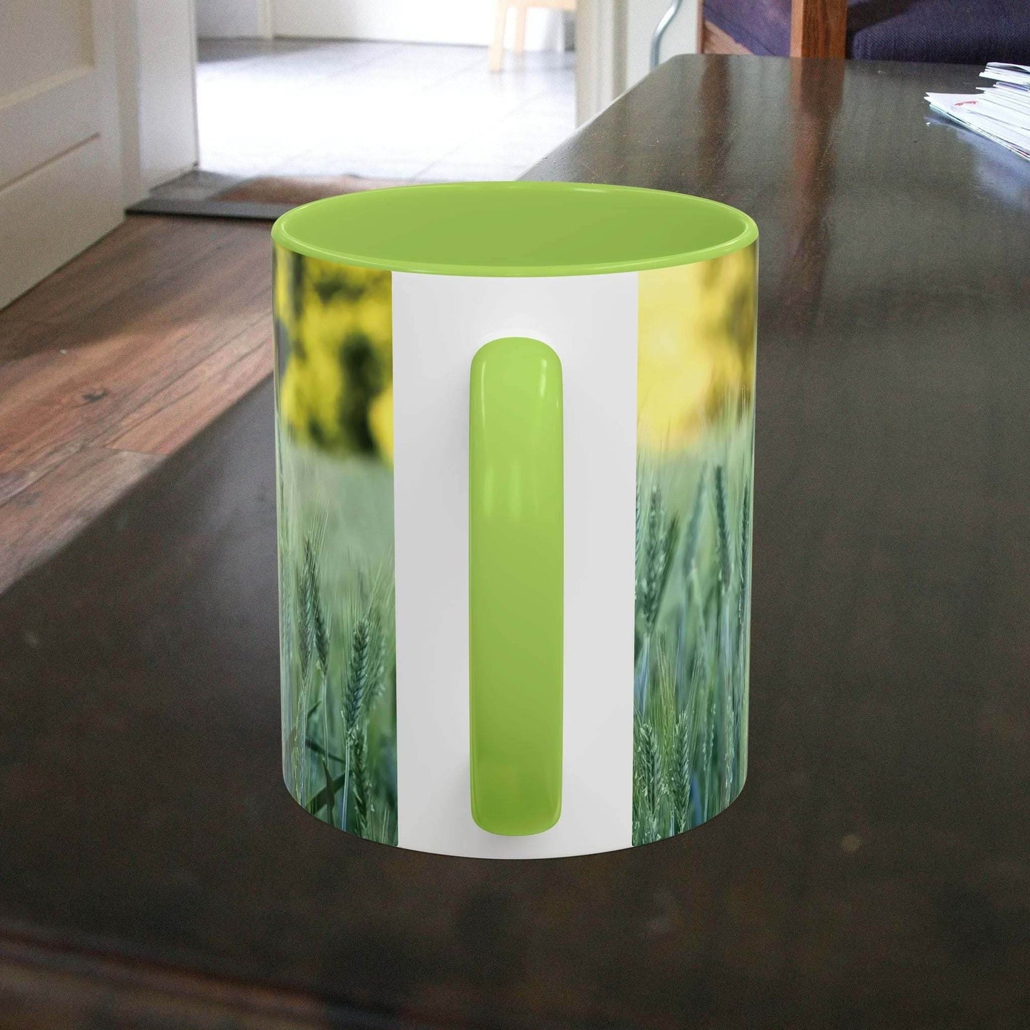Mug - Wheat Field Design Coffee Mug - A Pretty Print