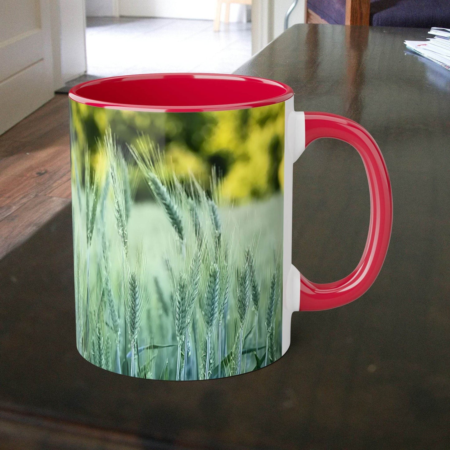 Mug - Wheat Field Design Coffee Mug