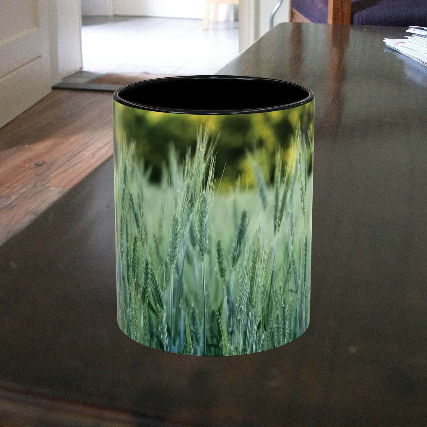 Mug - Wheat Field Design Coffee Mug - A Pretty Print