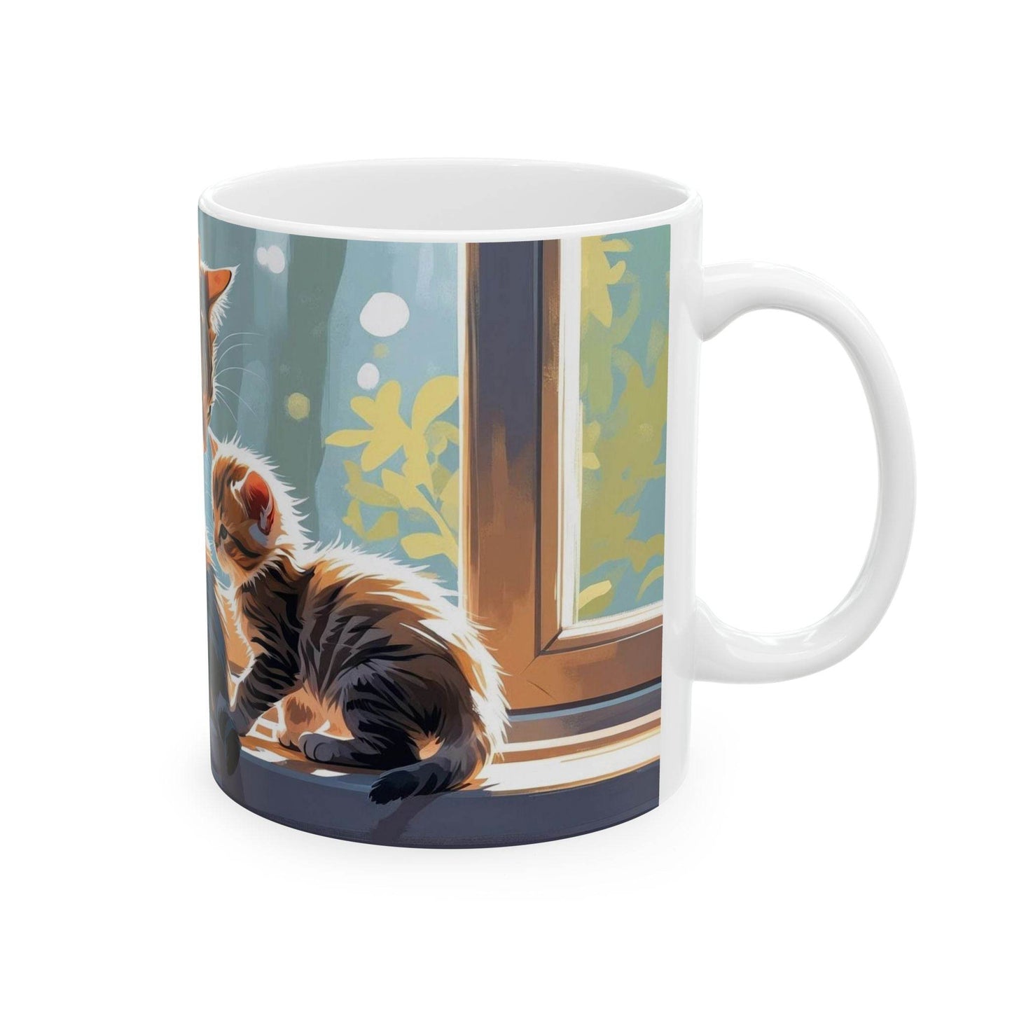 Mug - Cozy Cat Family Mug - A Pretty Print