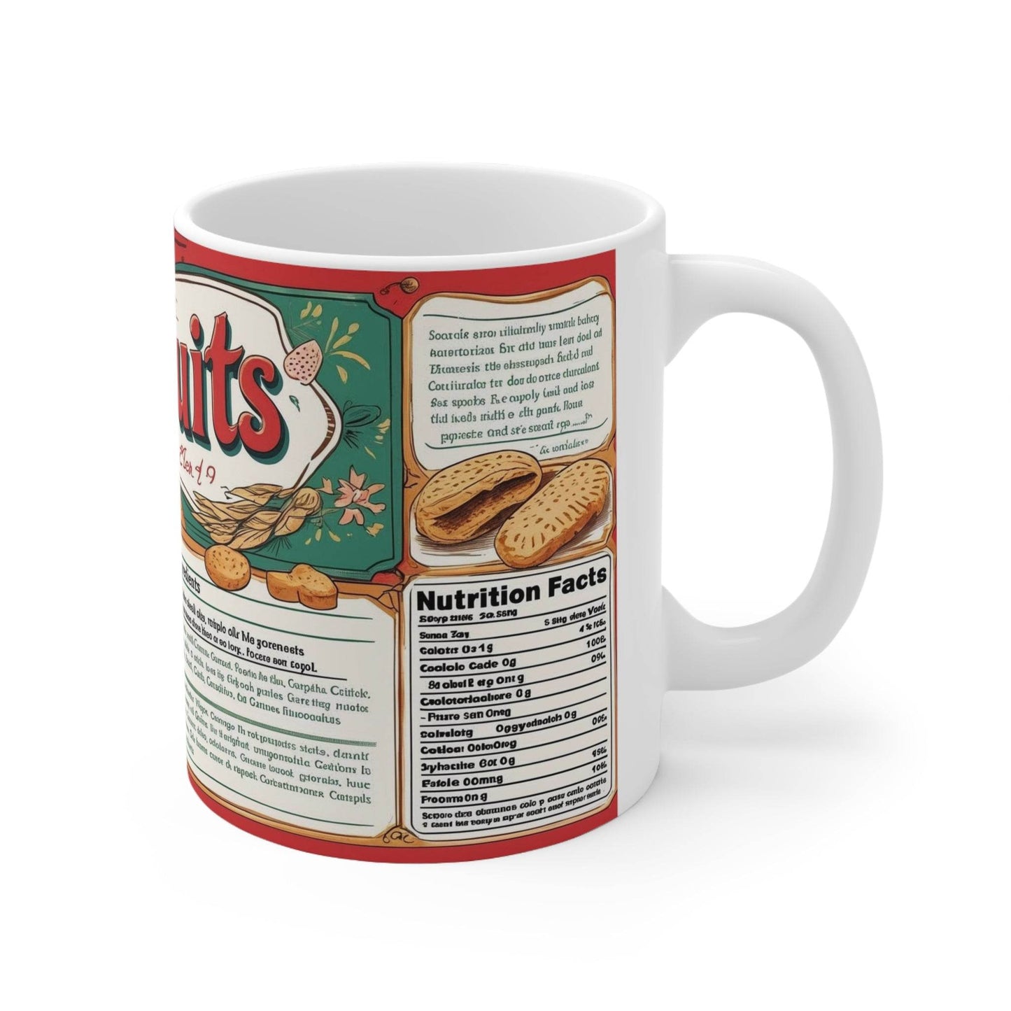 Mug - Biscuits Coffee Cup - A Pretty Print