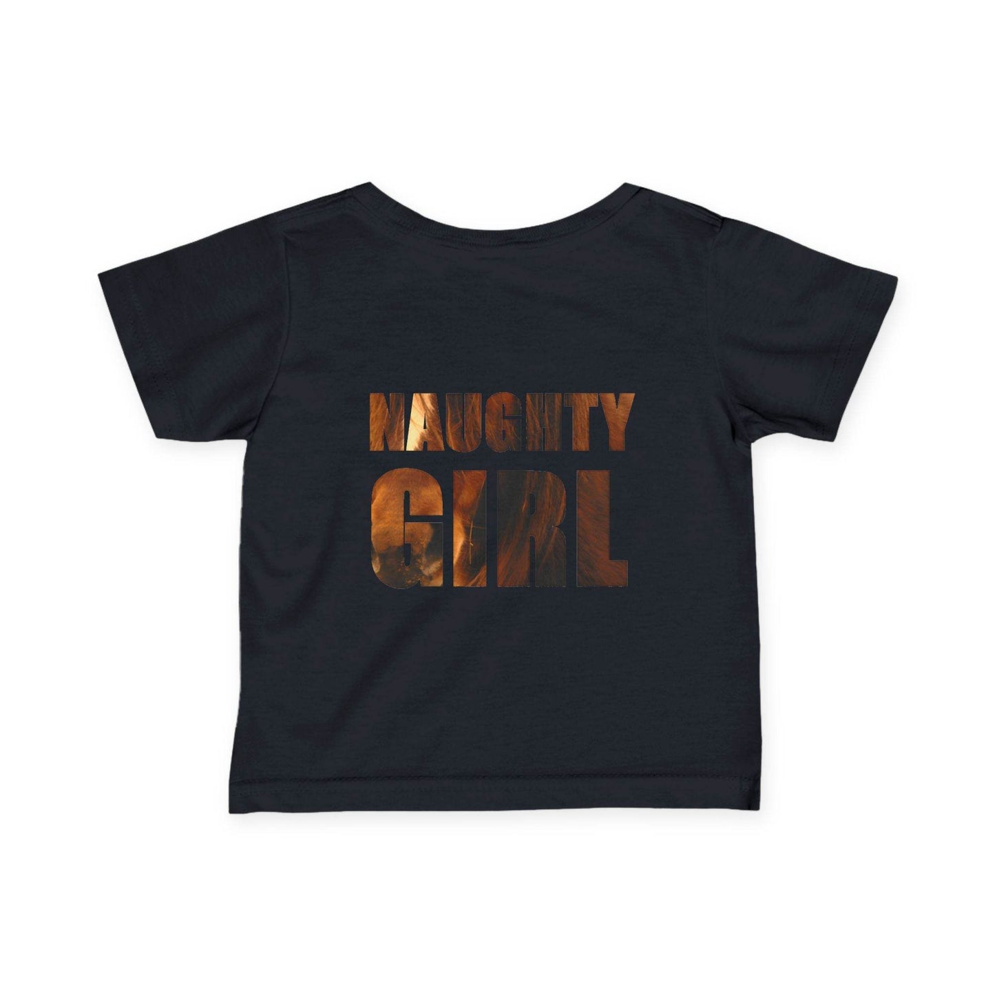 Infant Tee, Horse Photo, Cute Girl, Naughty Girl, Baby Shirt, Animal Lover Gift - A Pretty Print