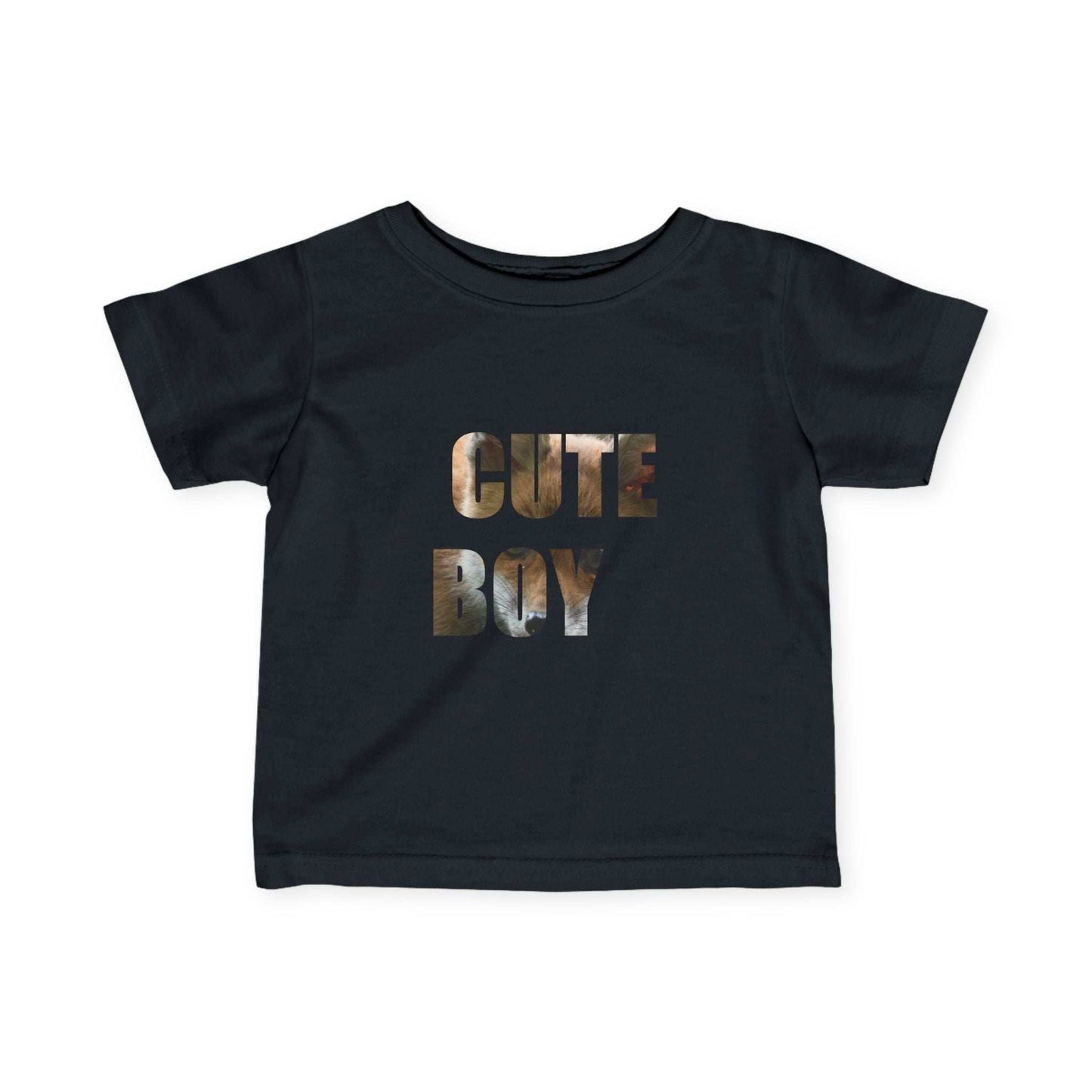 Infant Tee, Cute Boy design, soft cotton, playful toddler shirt.