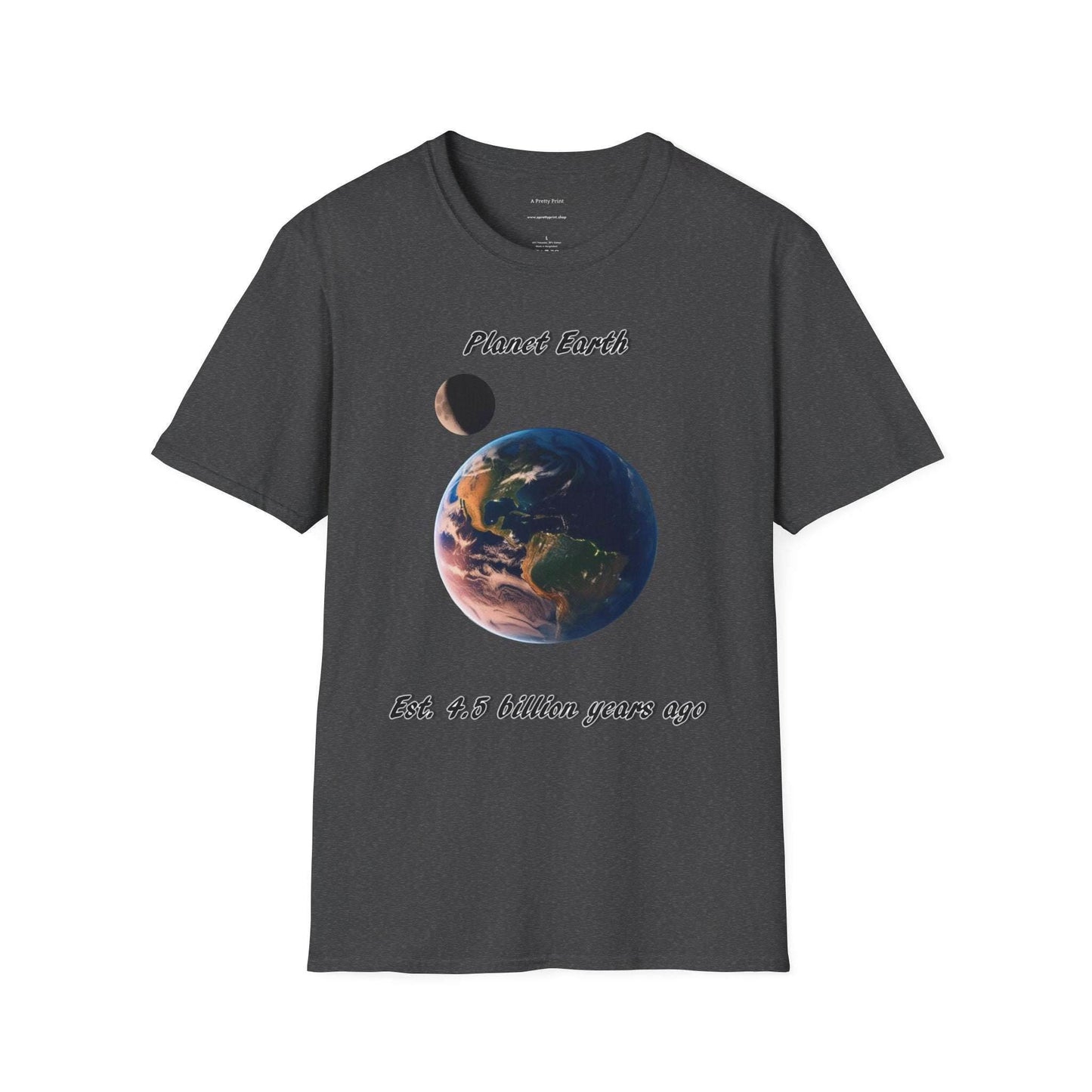 Eco-friendly Planet Earth Graphic T-Shirt for nature lovers, Earth Day design.
