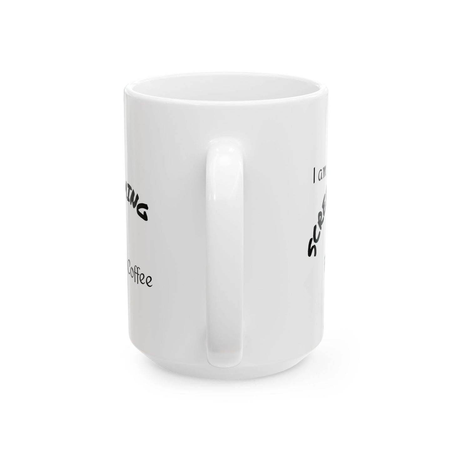 I Am Screaming For Coffee Mug | Coffee Bean Design