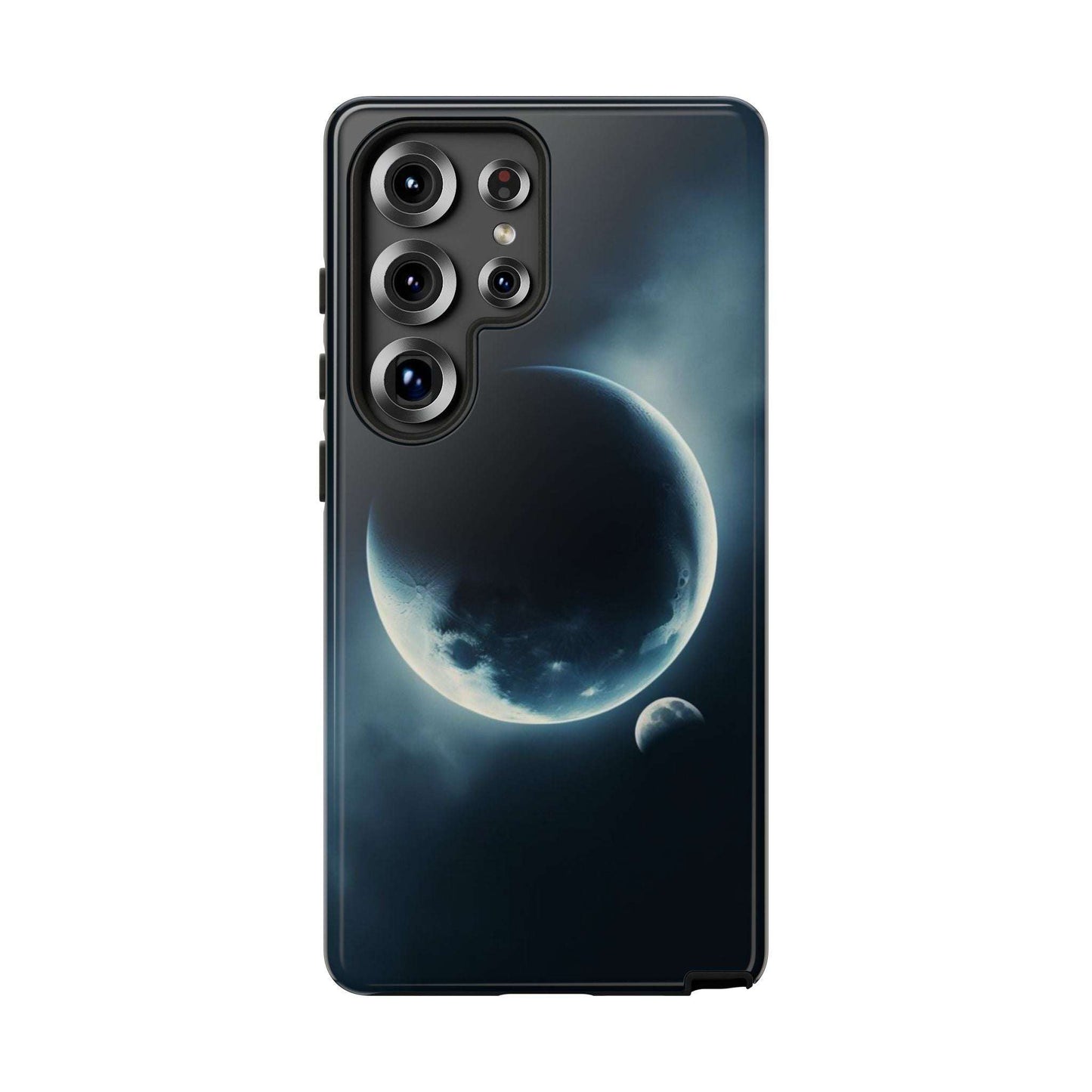 Phone Case with Earth and Moon Design for Space Enthusiasts