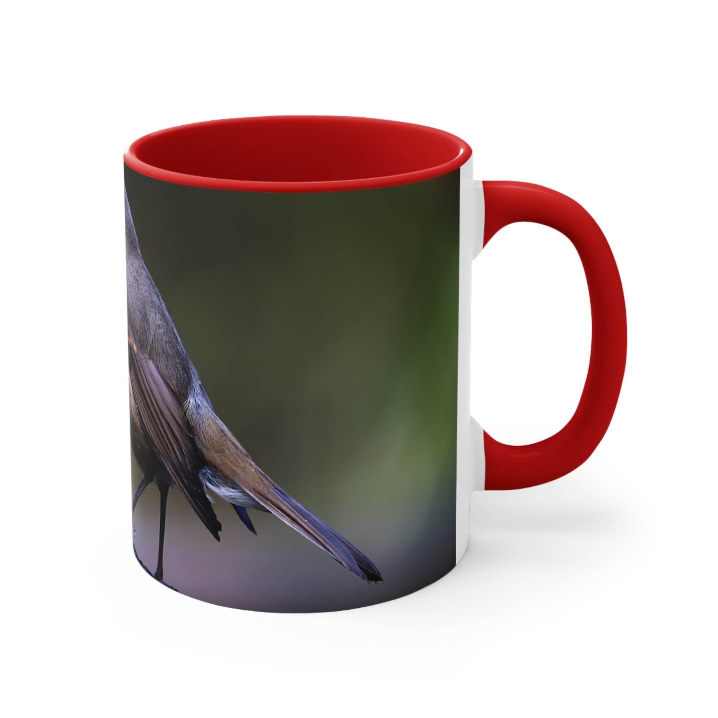 Mug - Robin Mug, White Ceramic