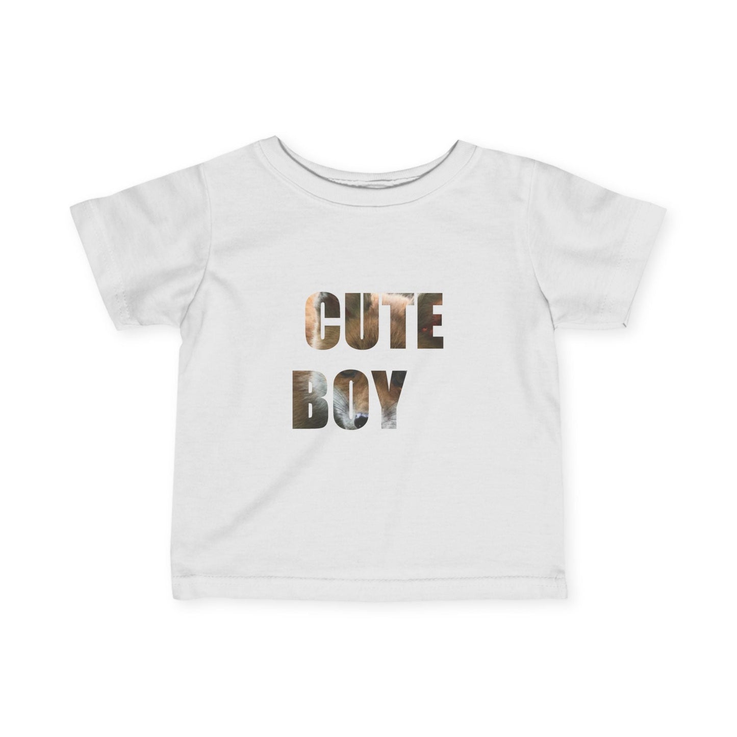 Cute Boy Infant Tee for Babies, Soft Cotton Toddler T-Shirt, Playful Baby Top.