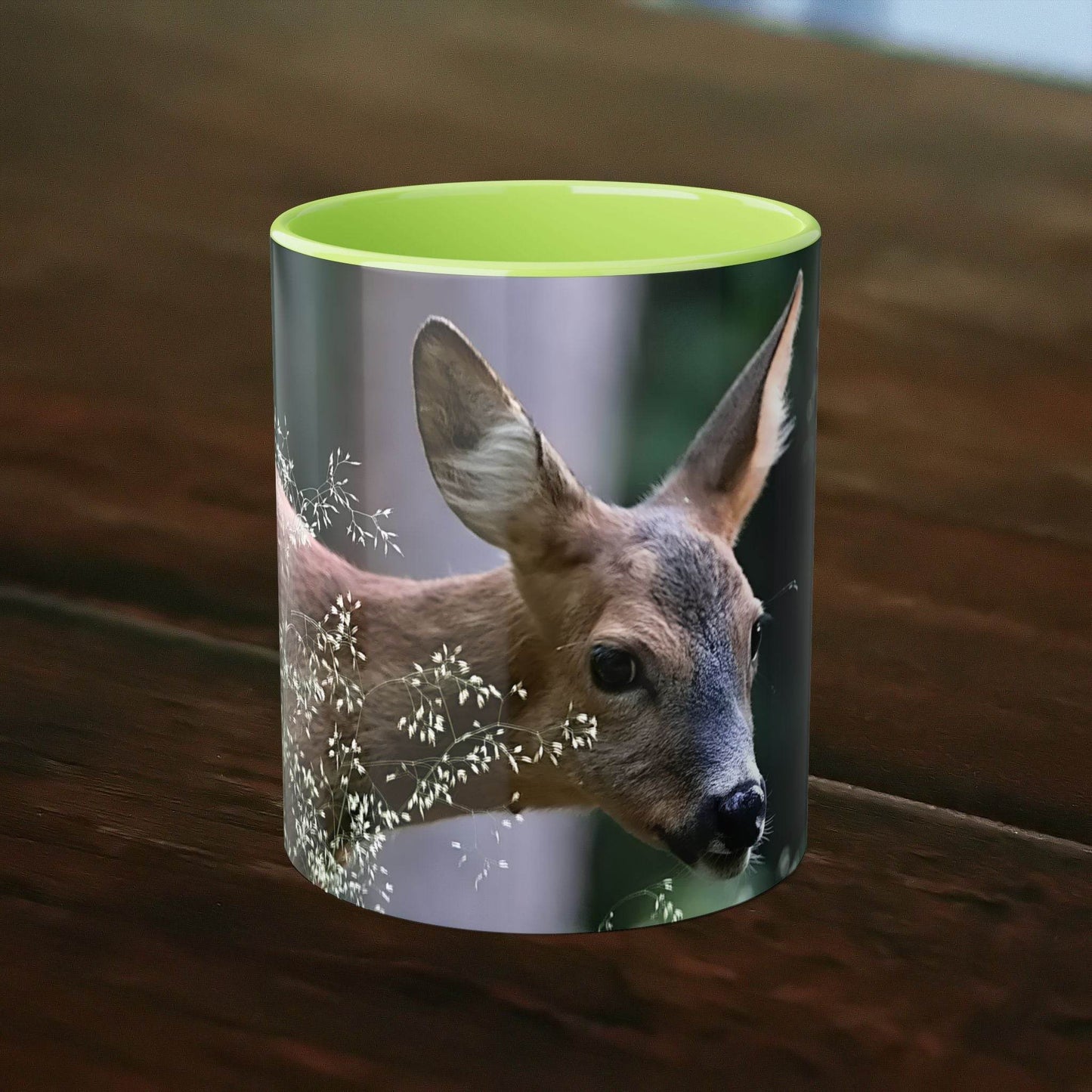Mug Nature-Inspired Deer Print