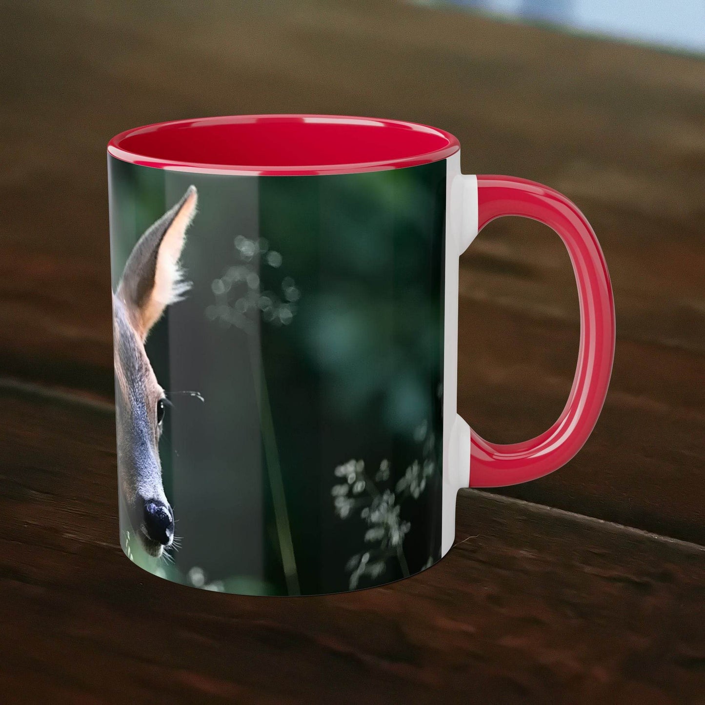 Mug Nature-Inspired Deer Print