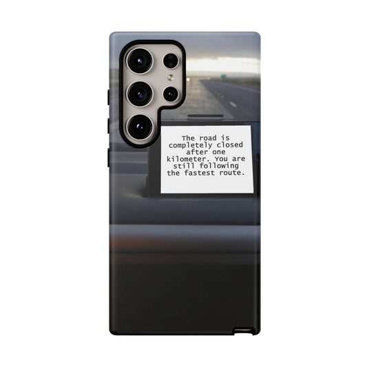 Phone Case - Digital Route Planner Design with Humorous Message - A Pretty Print