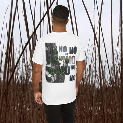 Diploderma Nature Print Unisex Tee, Yes and No Graphic Shirt, Men's Women's Summer Top, Gender Neutral T-shirt, Environmental Print Shirt, Earthy - A Pretty Print