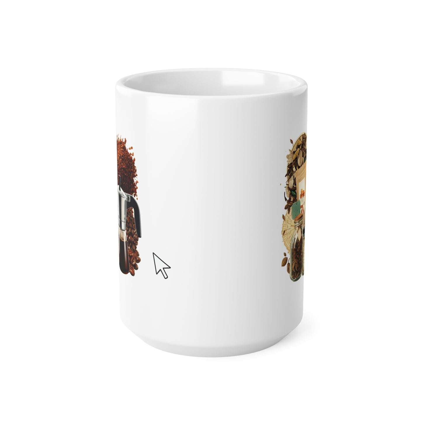 "Click Here for a Free Refill" Ceramic Coffee Mug