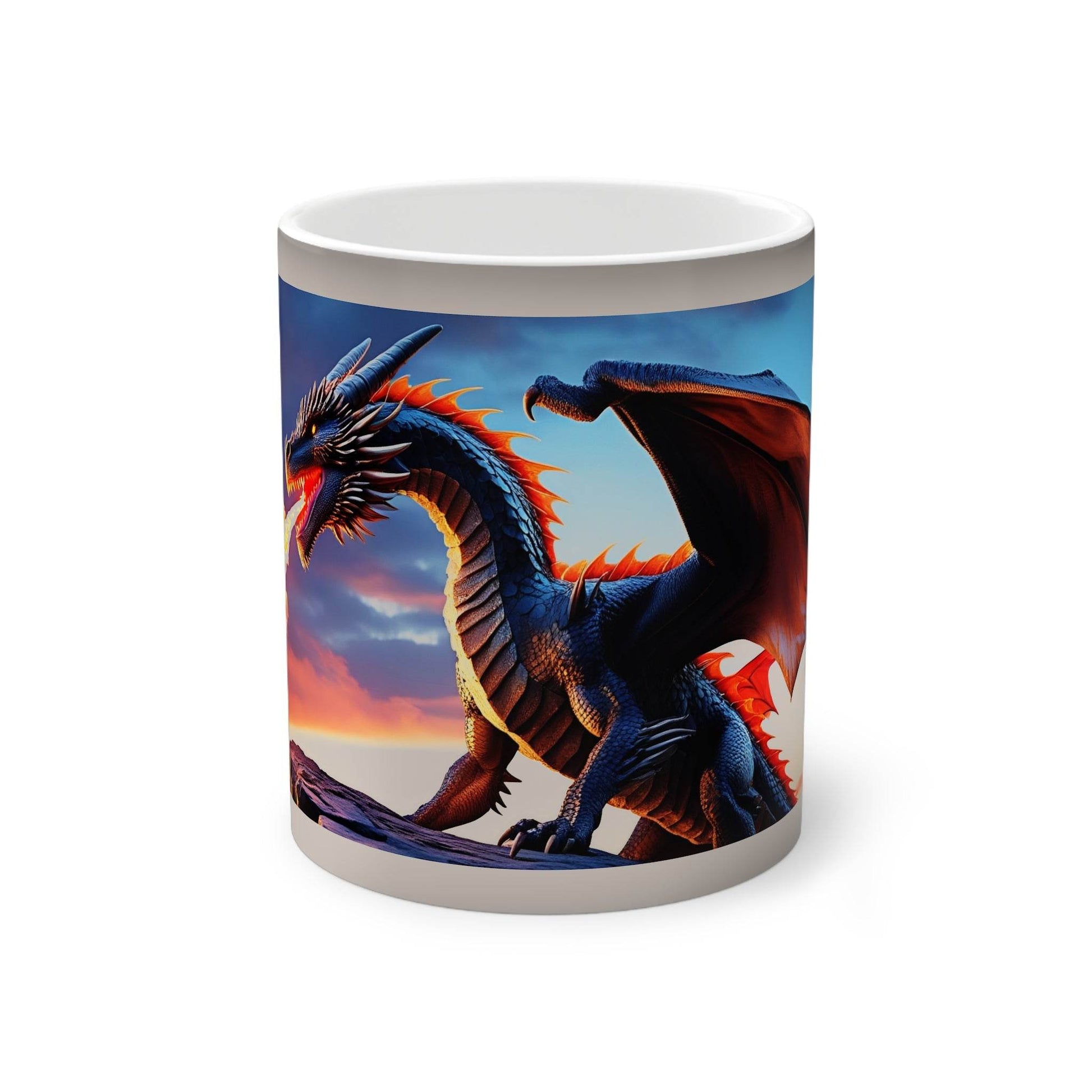 Fantasy Dragon Magic Mug - Enchanting Coffee Mug, Ideal for Gifts, Collectibles, and Home Decor - A Pretty Print