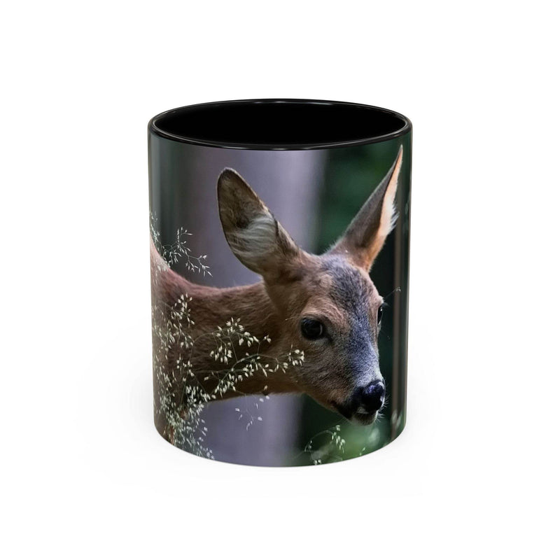 Nature-Inspired Deer Ceramic Mug - A Pretty Print