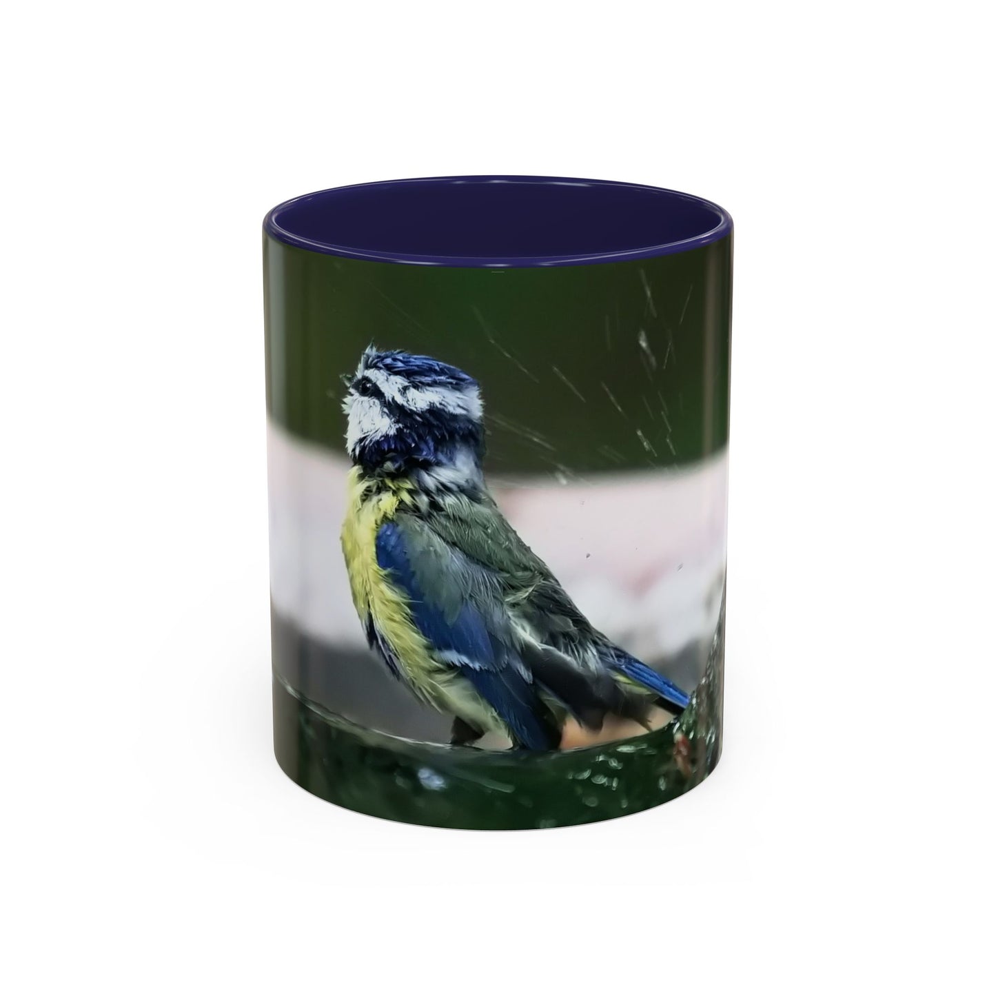 Bathing Blue Tit Mug