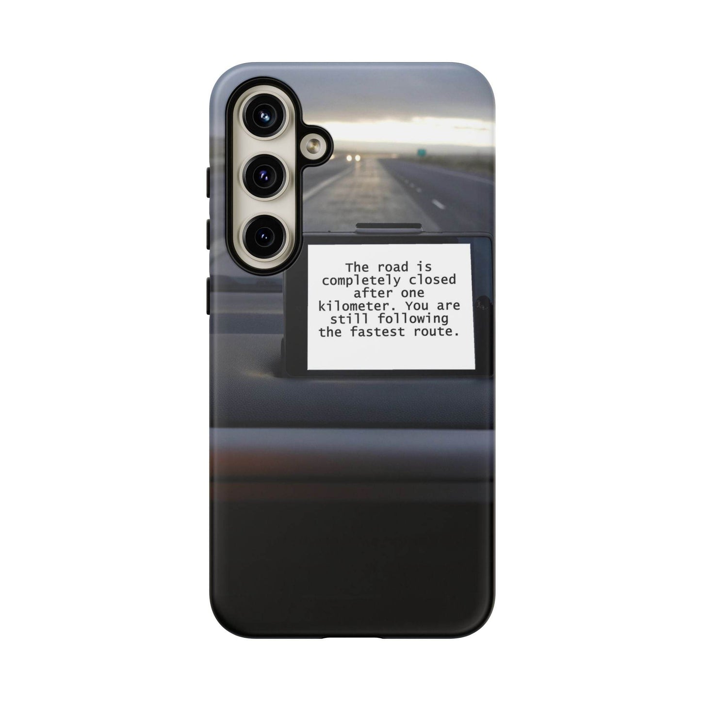 Phone Case - Digital Route Planner Design with Humorous Message