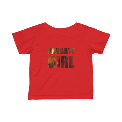 infant tee cute girl naughty girl animal lover gift infant tee In