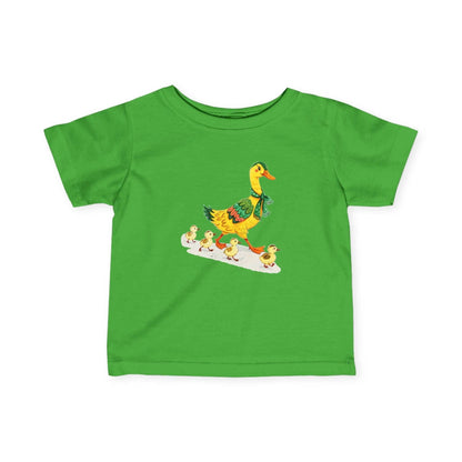 Infant Tee - Mother Duck with Little Ducks Design - A Pretty Print