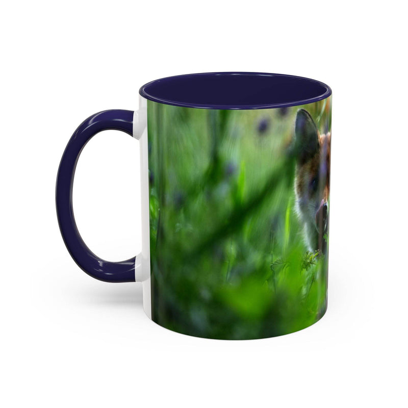 Fox-Inspired Accent Coffee Mug, Nature Lover Gift, Animal Mug, Wildlife Decor, - A Pretty Print