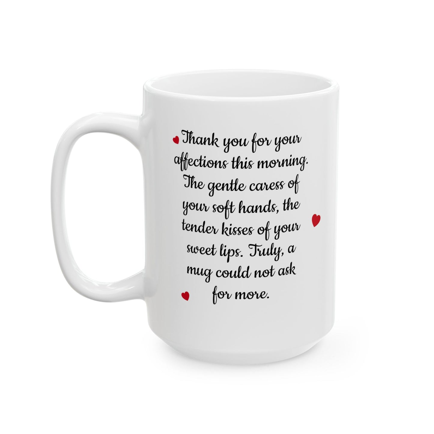 Romantic Love Letter Mug Ceramic Coffee Cup | 11oz 15oz