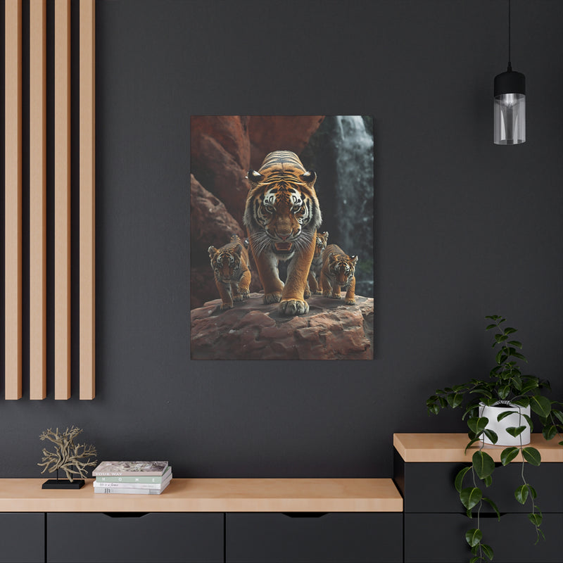 Powerful 30″ x 40″ | 76.20 cm x 101.60 cm nature wall art print on a 1.25″ | 3.18 cm deep glare-free stretched canvas.