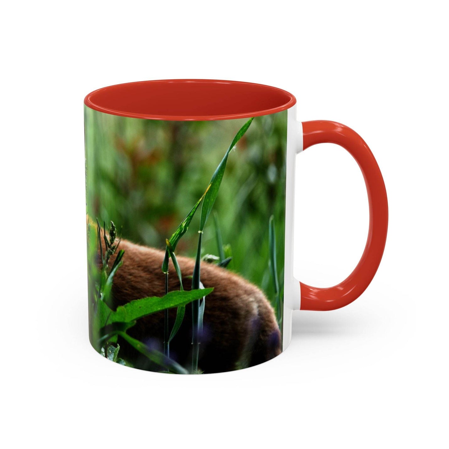 Fox-Inspired Accent Coffee Mug, Nature Lover Gift, Animal Mug, Wildlife Decor, - A Pretty Print